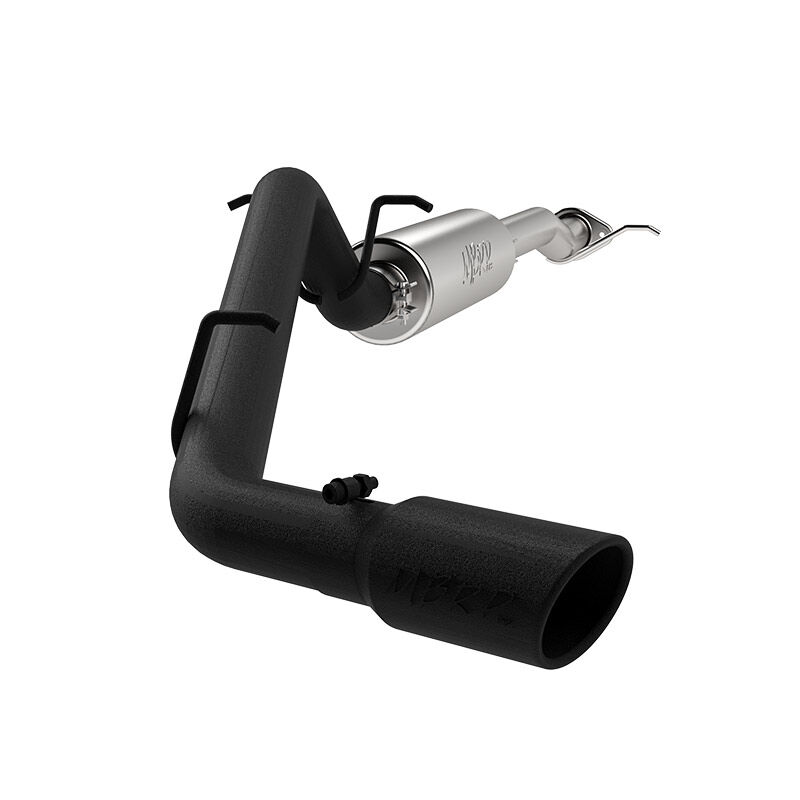 2015 GMC Canyon 2.5L/3.6L V6 MBRP Exhaust 3in. Cat Back; Single Side; Black Coated - S5088BLK