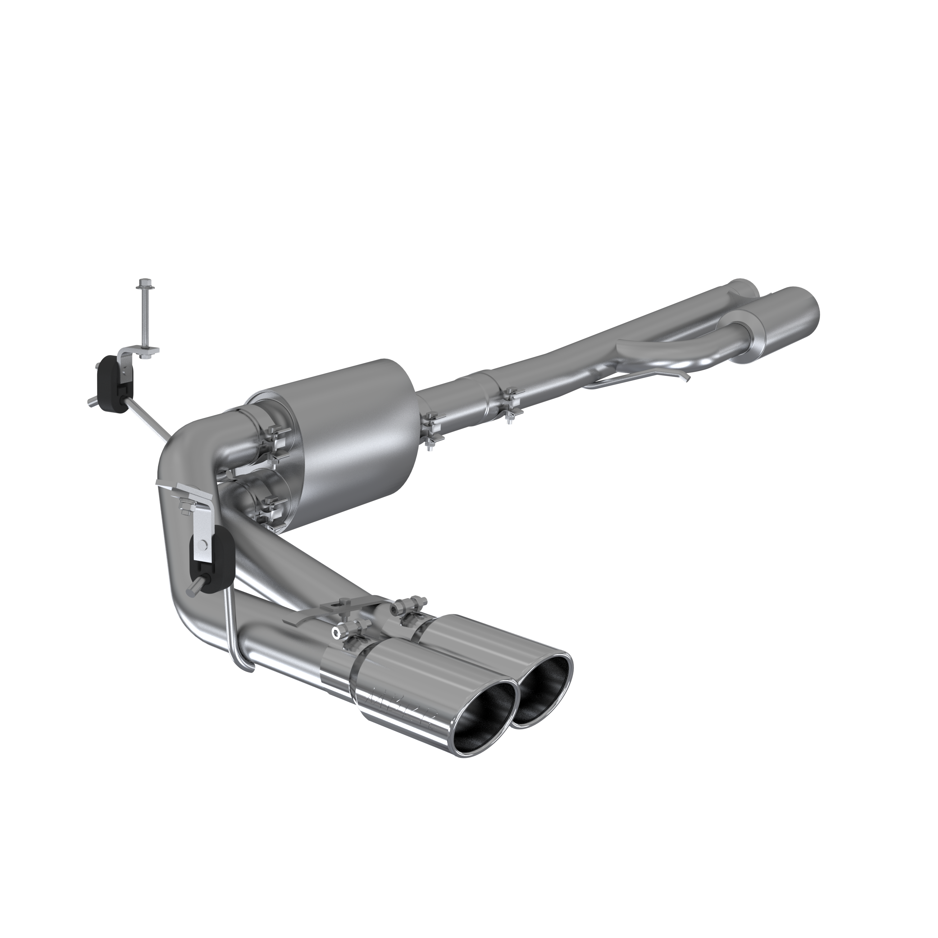 2019-2021 Chevrolet Silverado 1500 Custom/Custom Trail Boss/SSV/WT 5.3L V8 4WD Crew Cab Pickup MBRP Exhaust 3" Cat Back