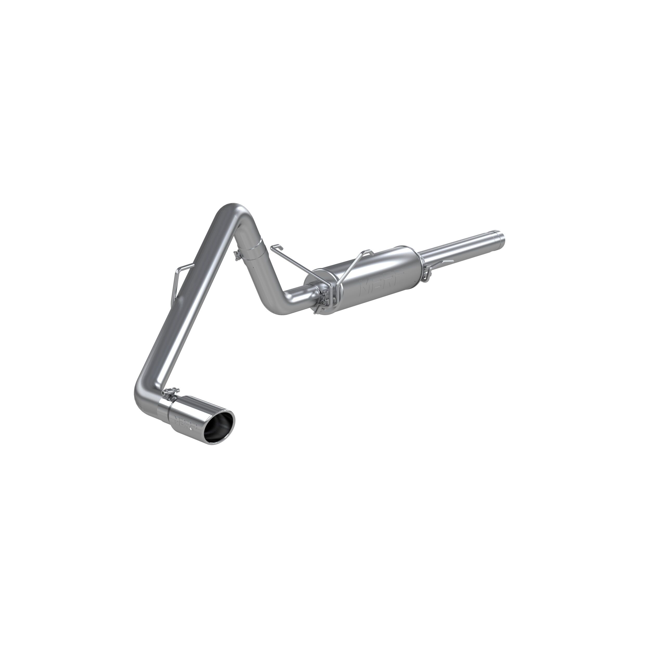 2004-2005 Dodge Ram 1500 SLT/ST 4.7L V8 Standard Cab Pickup MBRP Exhaust 3in. Cat Back; Single Side; AL - S5104AL