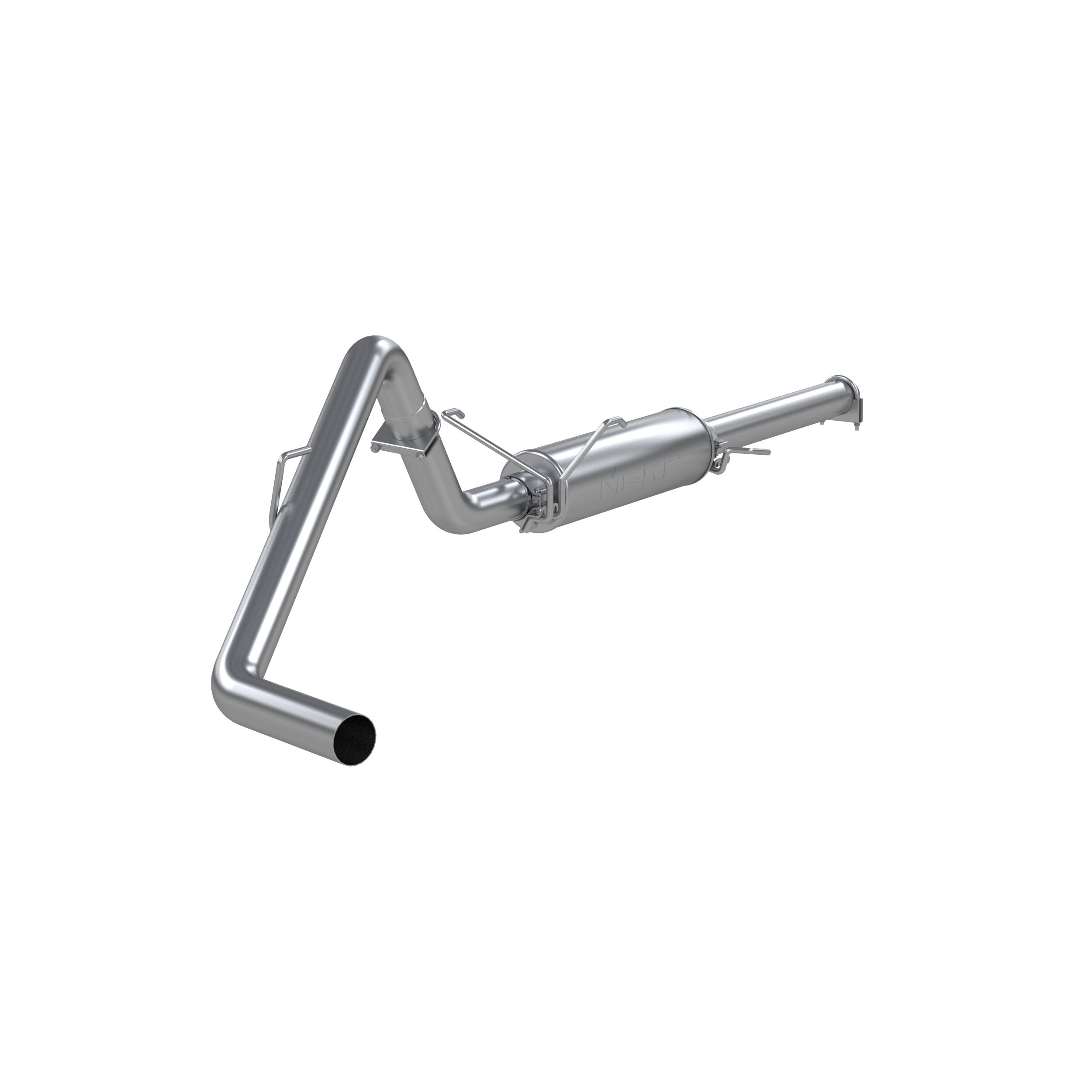 2004-2005 Dodge Ram 1500 SLT/ST 4.7L V8 Standard Cab Pickup MBRP Exhaust 3in. Cat Back; Single Side; AL - S5104P
