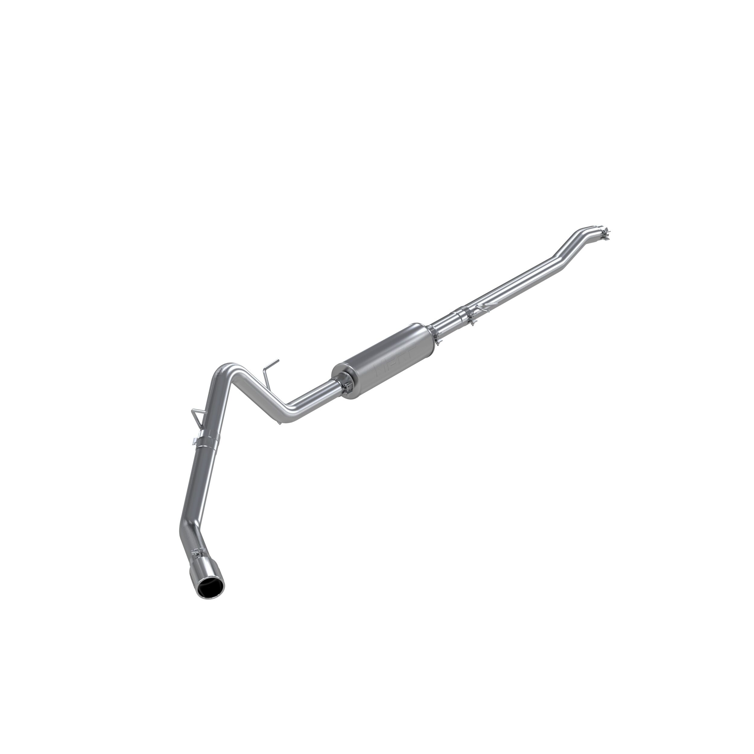 2005-2007 Dodge Dakota 3.7L V6/4.7L V8 MBRP Exhaust 3in. Cat Back; Single Side; AL - S5134AL
