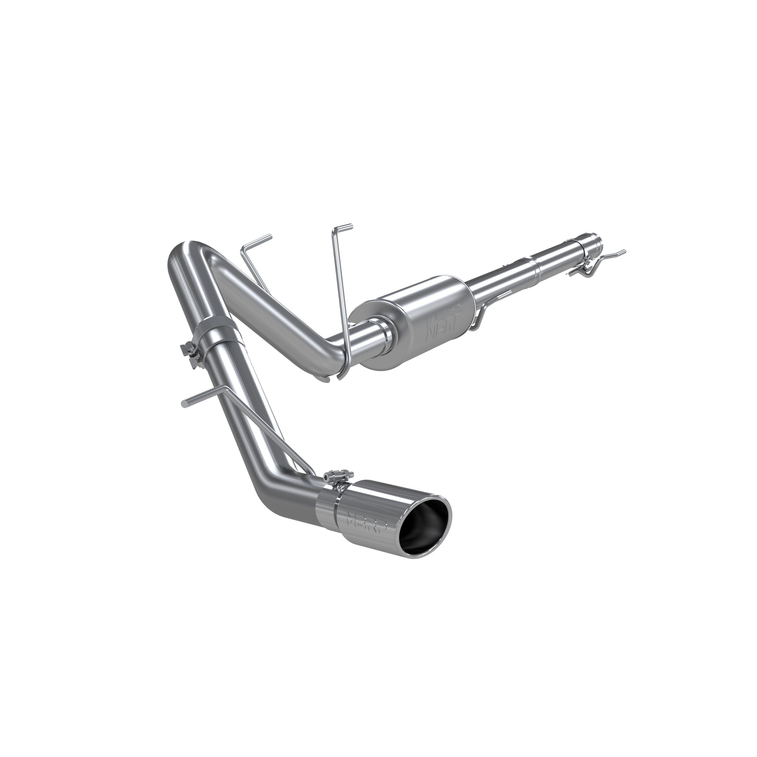 2014-2018 Ram 1500 Big Horn/Express/Laramie/Laramie LTD/Laramie Longhorn/Lone Star/Outdoorsman/SLT/Special Service/Sport/ST/SXT/Tradesman 5.7L V8 Crew Cab Pickup MBRP Exhaust 3in. Cat Back; Single Side; T409 - S5142409