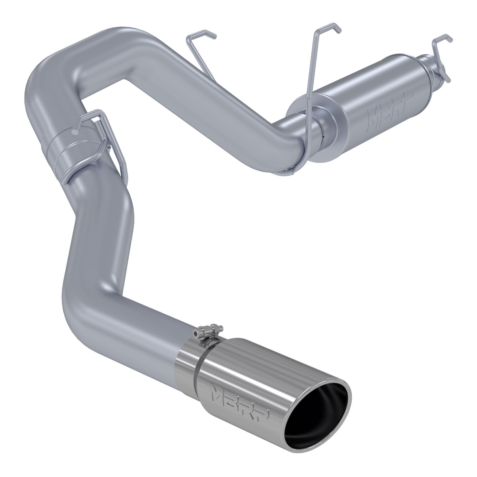 2014-2022 Ram 2500 Big Horn/Laramie/Power Wagon/Tradesman 6.4L V8 Crew Cab Pickup MBRP Exhaust S5149304 4in. Cat-Back; Single Side Exit; T304 - S5149304