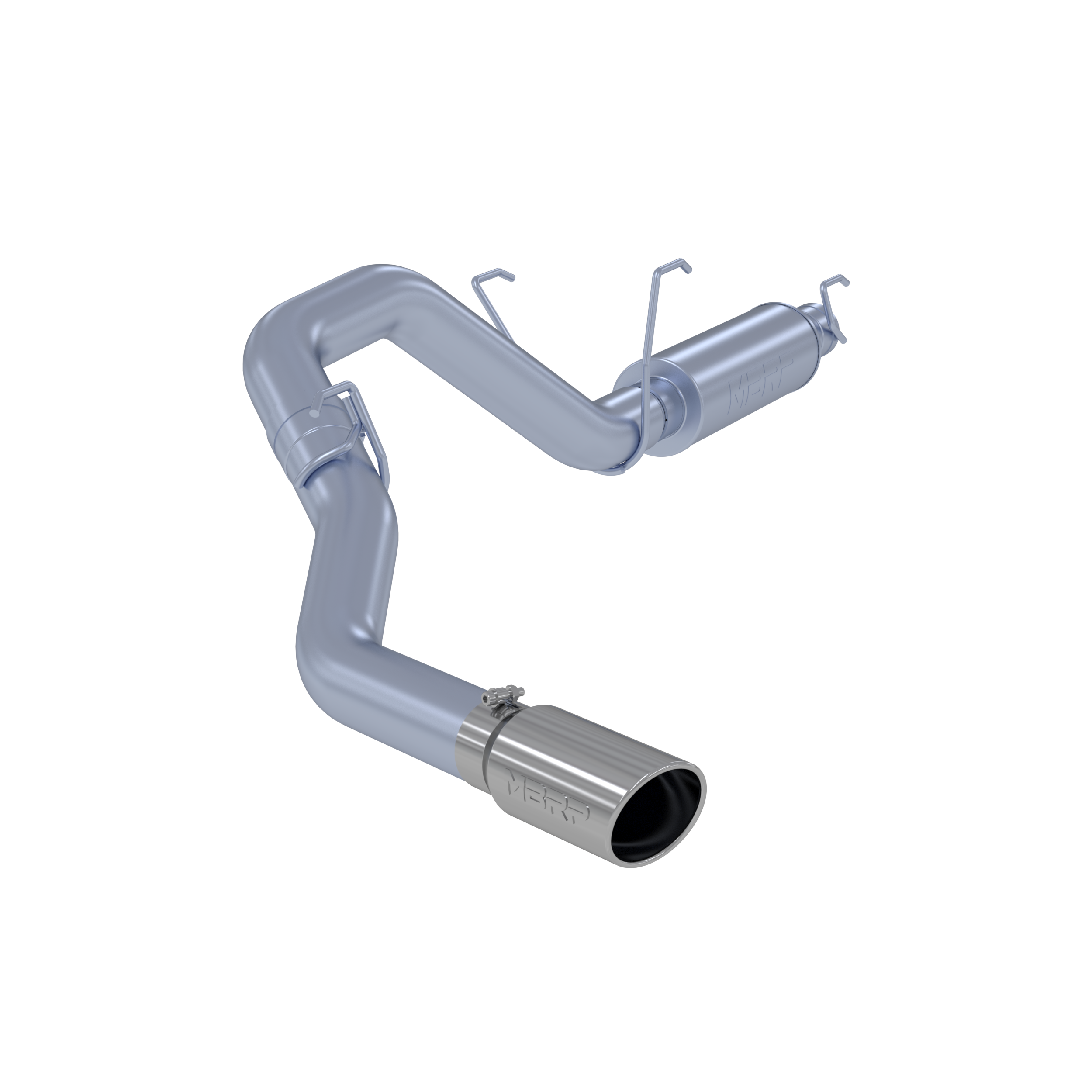 2014-2022 Ram 2500 Big Horn/Laramie/Power Wagon/Tradesman 6.4L V8 Crew Cab Pickup MBRP Exhaust S5149AL 4in. Cat-Back; Single Side Exit; AL - S5149AL