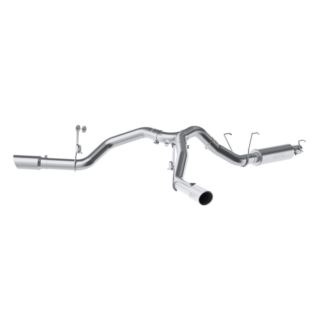 2014-2022 Ram 2500 Big Horn/Laramie/Power Wagon/Tradesman 6.4L V8 Crew Cab Pickup MBRP Exhaust 4in. Cat Back;Dual Split Side Exit; AL - S5151AL