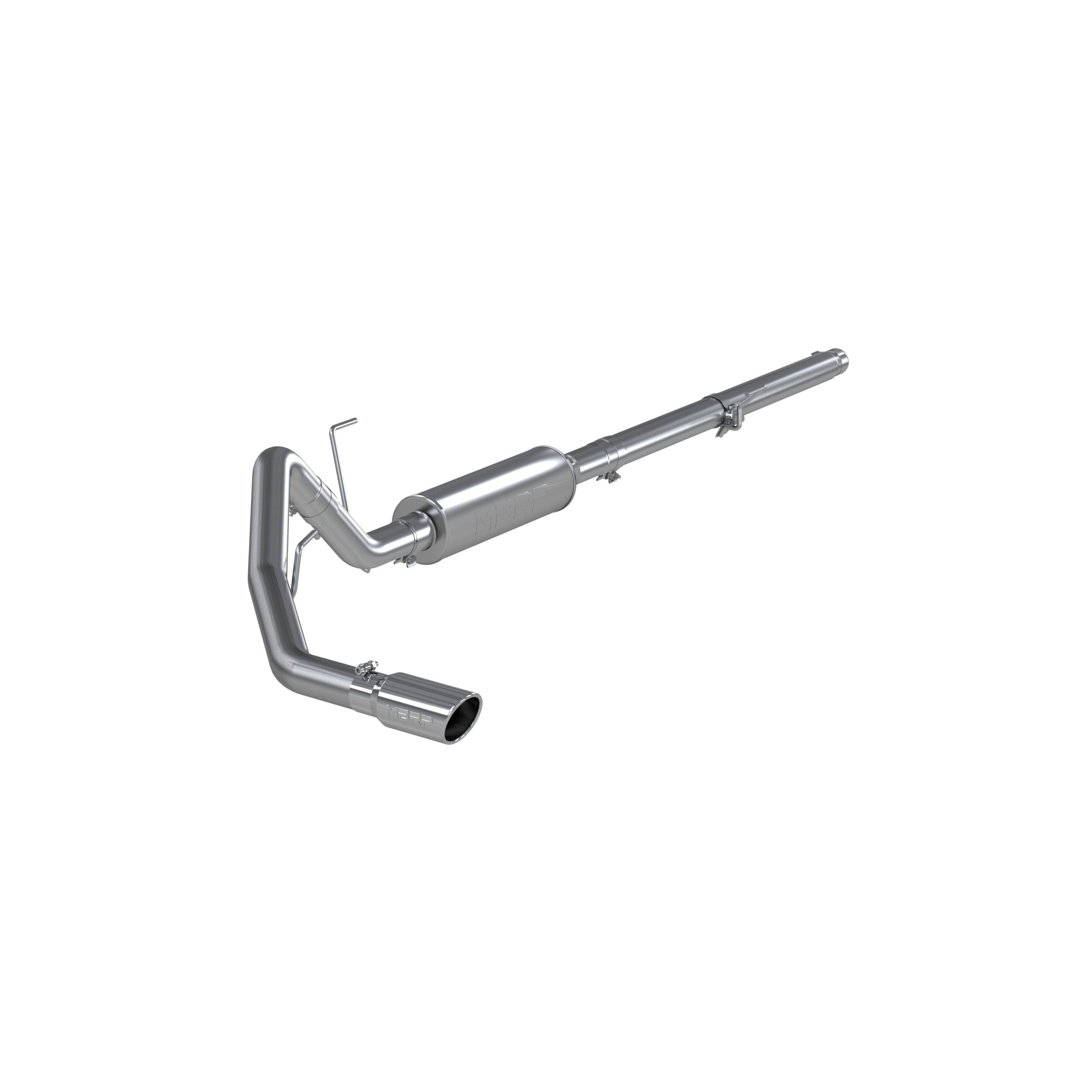 2005-2008 Ford F-150 FX4/King Ranch/Lariat/XLT 5.4L V8 Crew Cab Pickup MBRP Exhaust 3in. Cat Back; Single Side; T409 - S5200409