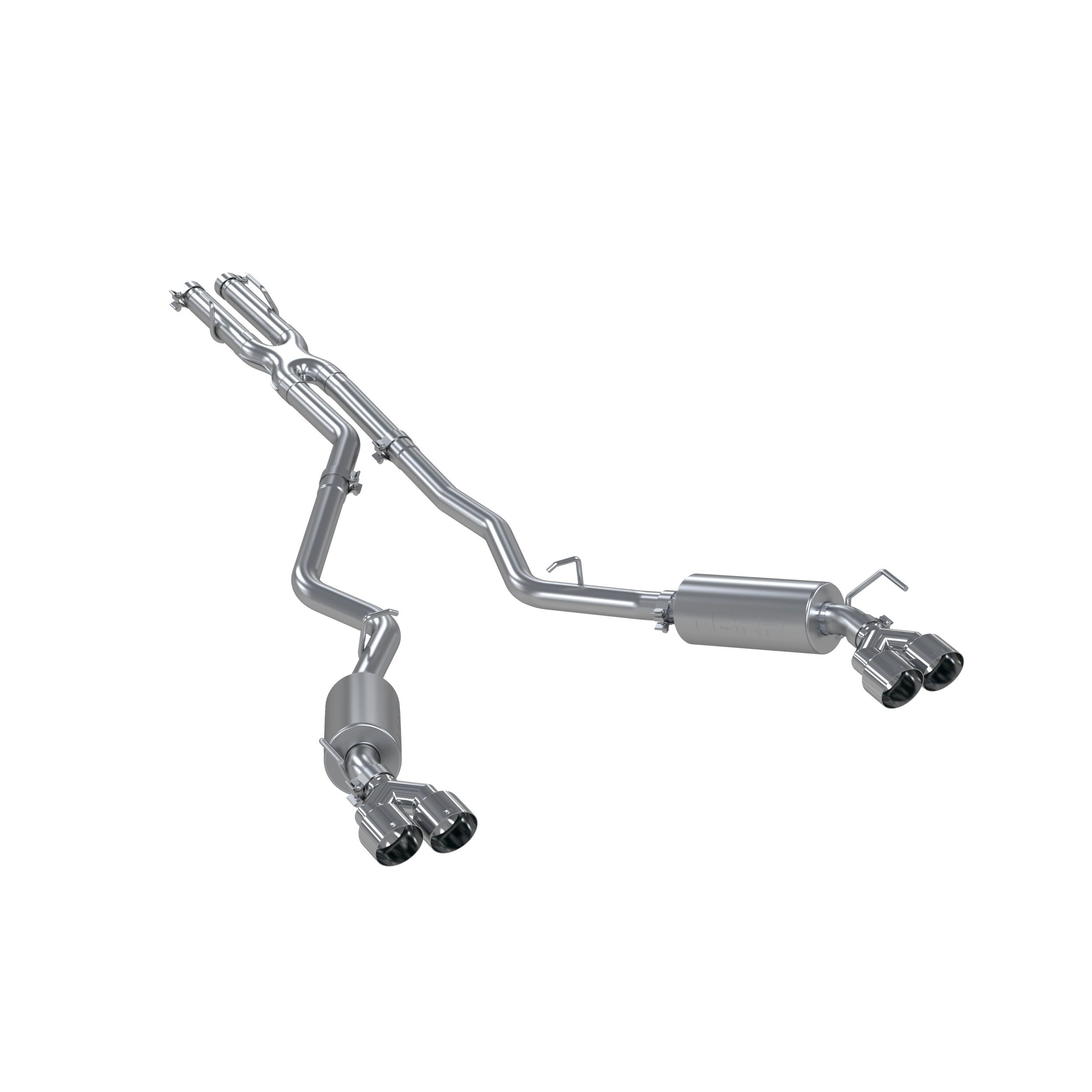 2020-2022 Lincoln Aviator Base/Black Label/Black Label Grand Touring/Grand Touring/Reserve 3.0L V6 MBRP Exhaust 2.5in. Cat Back; Dual Rear; Quad Tips - S5205AL