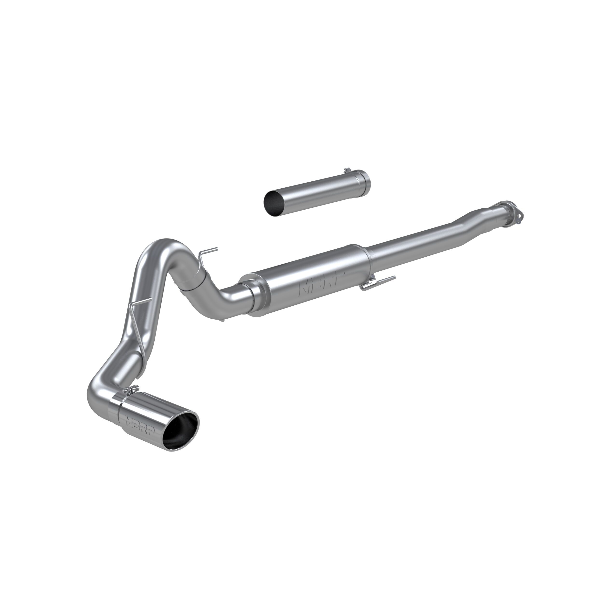 2021 Ford F-150 King Ranch/Lariat/Platinum/SSV/XL/XLT 5.0L V8 Crew Cab Pickup MBRP Exhaust 4in. Cat Back; Single; AL - S5209AL