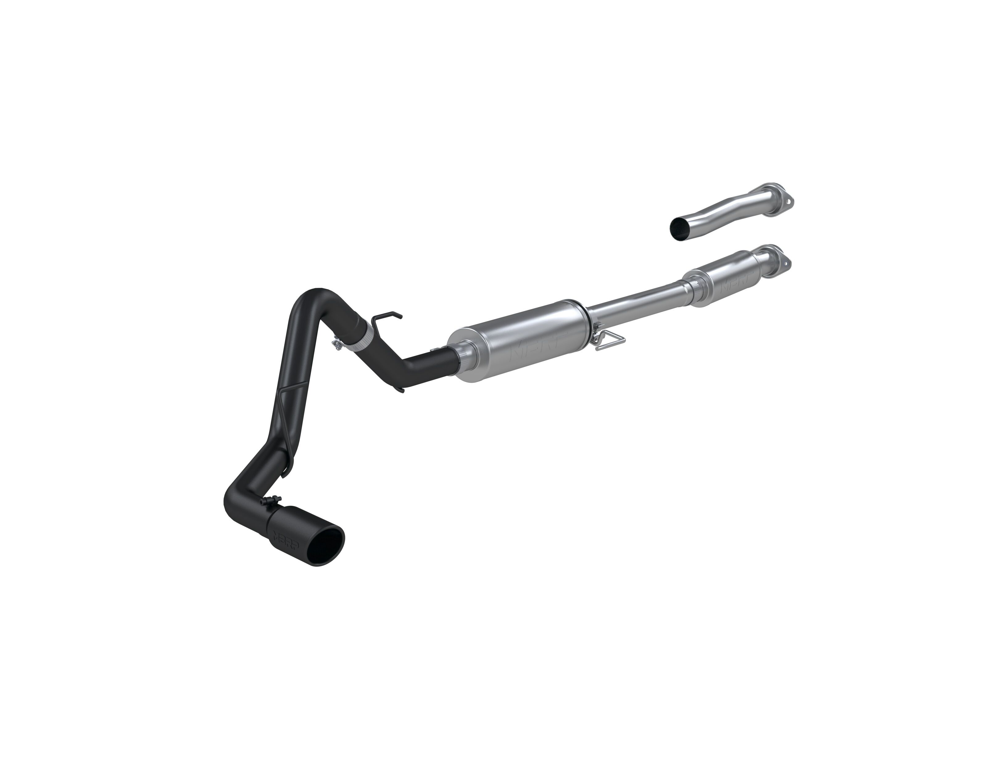 2021 Ford F-150 King Ranch/Lariat/Platinum/SSV/XL/XLT 5.0L V8 Crew Cab Pickup 4DR MBRP Exhaust 3in. Cat Back; Single Side Exit; AL - S5211BLK