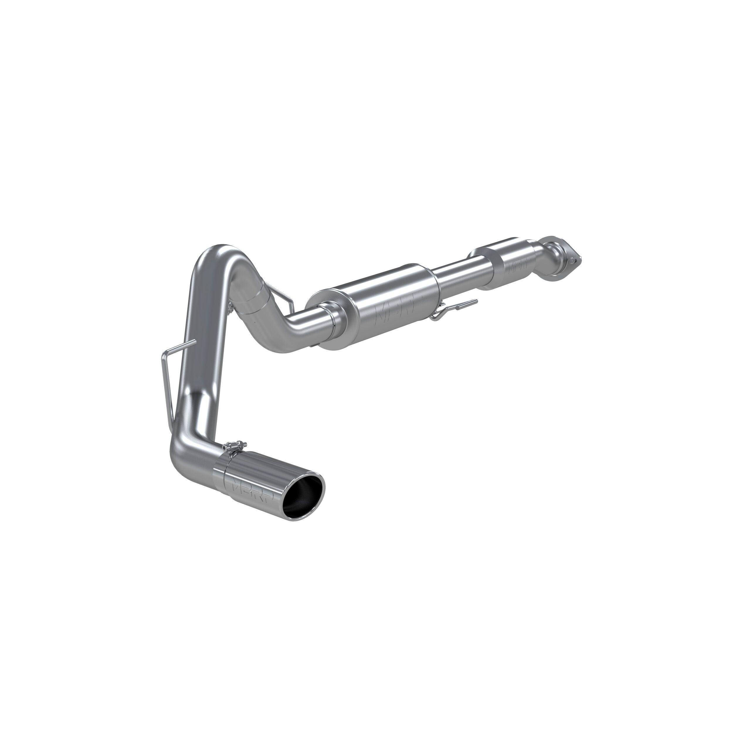 2011-2014 Ford F-150 SVT Raptor 6.2L V8 Crew Cab Pickup MBRP Exhaust 3 in. Cat Back; Single; AL - S5228AL