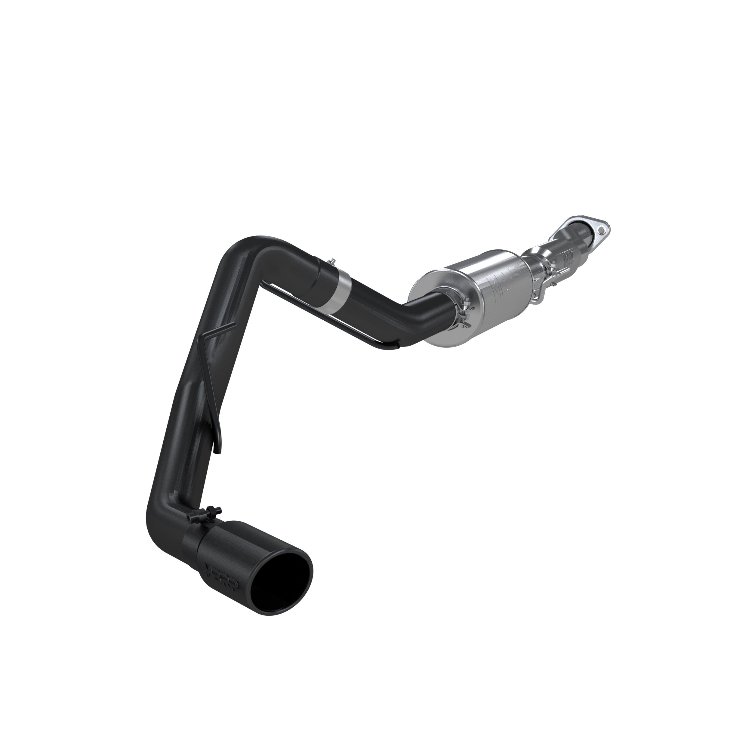 2011-2014 Ford F-150 FX4/King Ranch/Lariat/Platinum/XL/XLT 5.0L V8 Crew Cab Pickup MBRP Exhaust 3in. Cat Back; Single Side; Black Coated - S5230BLK