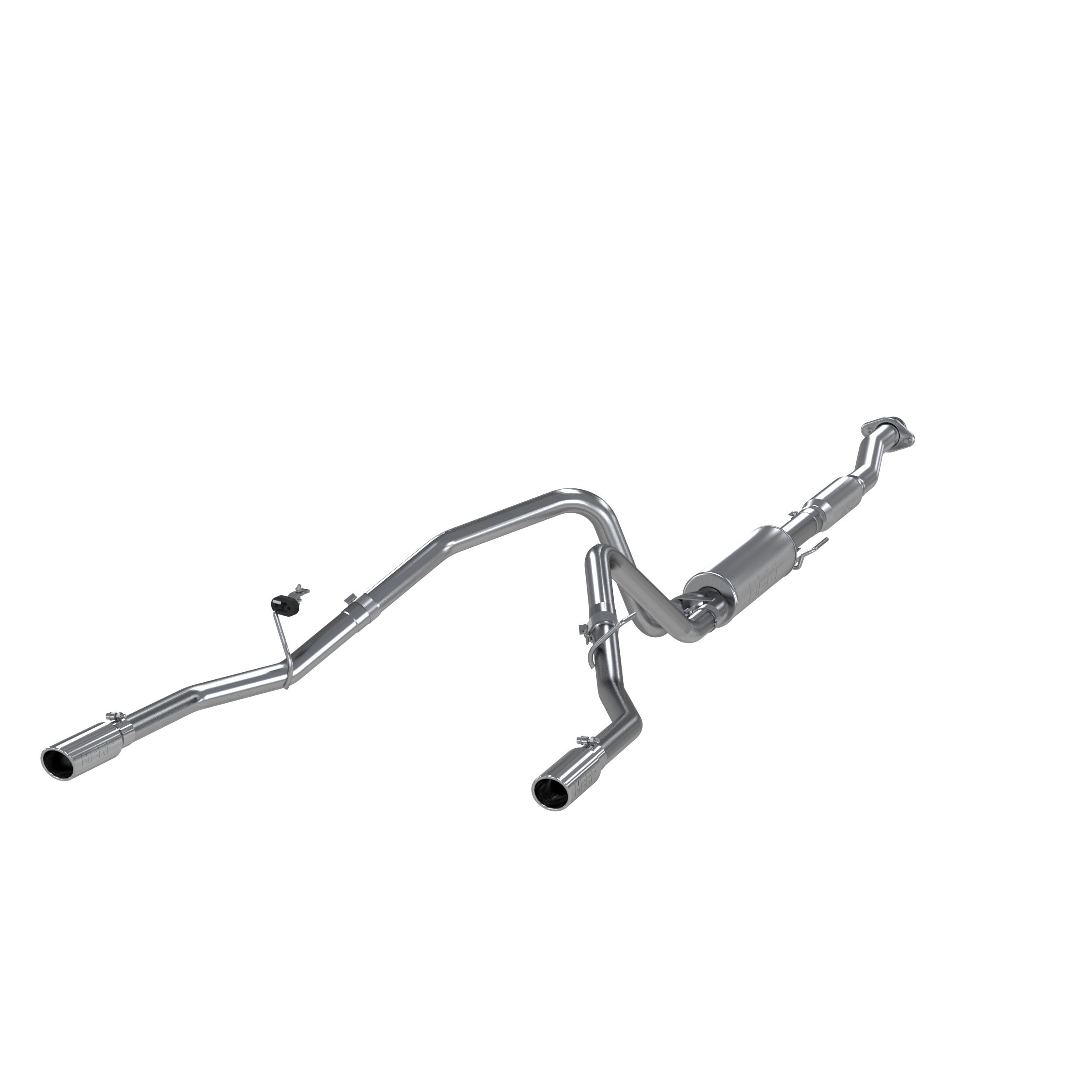 2011-2014 Ford F-150 FX4/King Ranch/Lariat/Platinum/XL/XLT 5.0L V8 Crew Cab Pickup MBRP Exhaust 2 1/2in. Cat Back; Dual Rear; AL - S5234AL