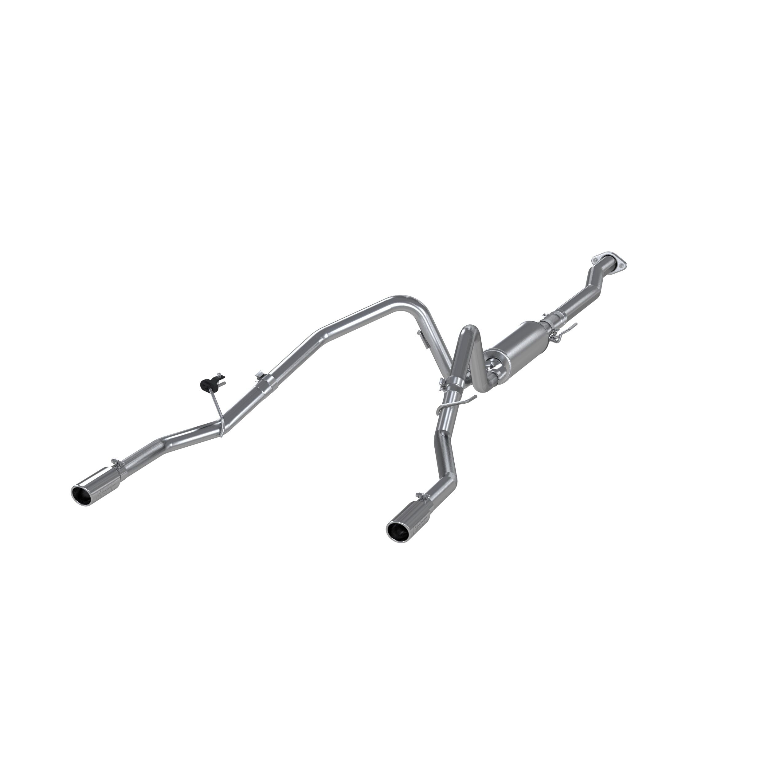 2011-2014 Ford F-150 FX4/King Ranch/Lariat/Platinum/XL/XLT 3.5L V6 Crew Cab Pickup MBRP Exhaust 2 1/2in. Cat Back; Dual Rear; AL - S5240AL