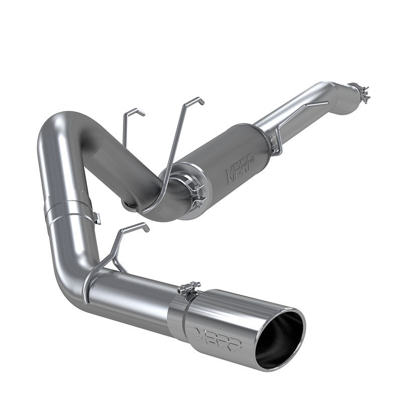 2018-2024 Ford F-250/F-350 Super Duty King Ranch/Lariat/Platinum/XL/XLT 6.2L V8 Crew Cab Pickup MBRP Exhaust 4in. Cat Back; Single Side; T304 - S5247304