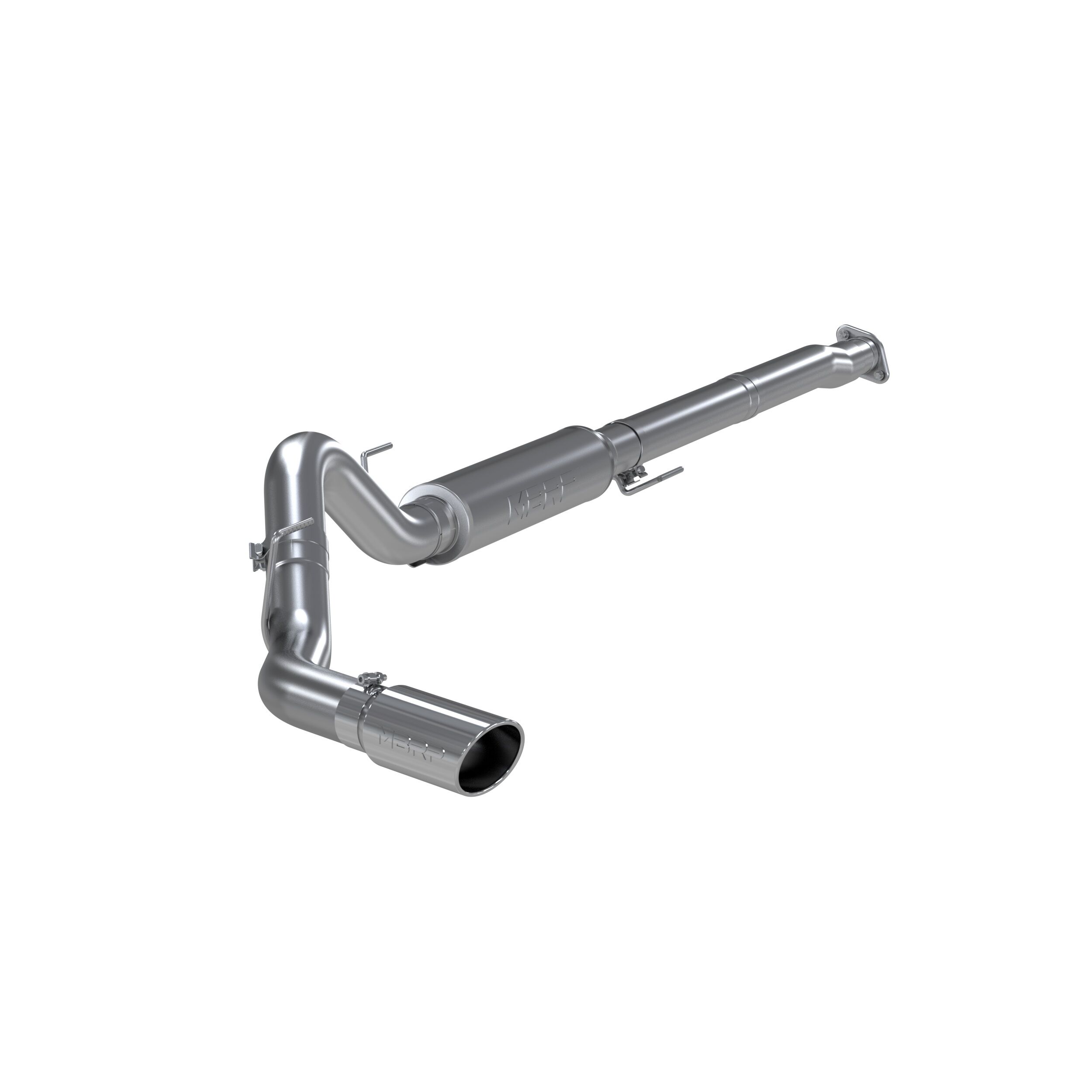 2011-2014 Ford F-150 FX2/FX4/Lariat/XL/XLT 3.5L V6 Extended Cab Pickup MBRP Exhaust 4in. Cat Back; Single Side; EcoBoost; AL - S5248AL