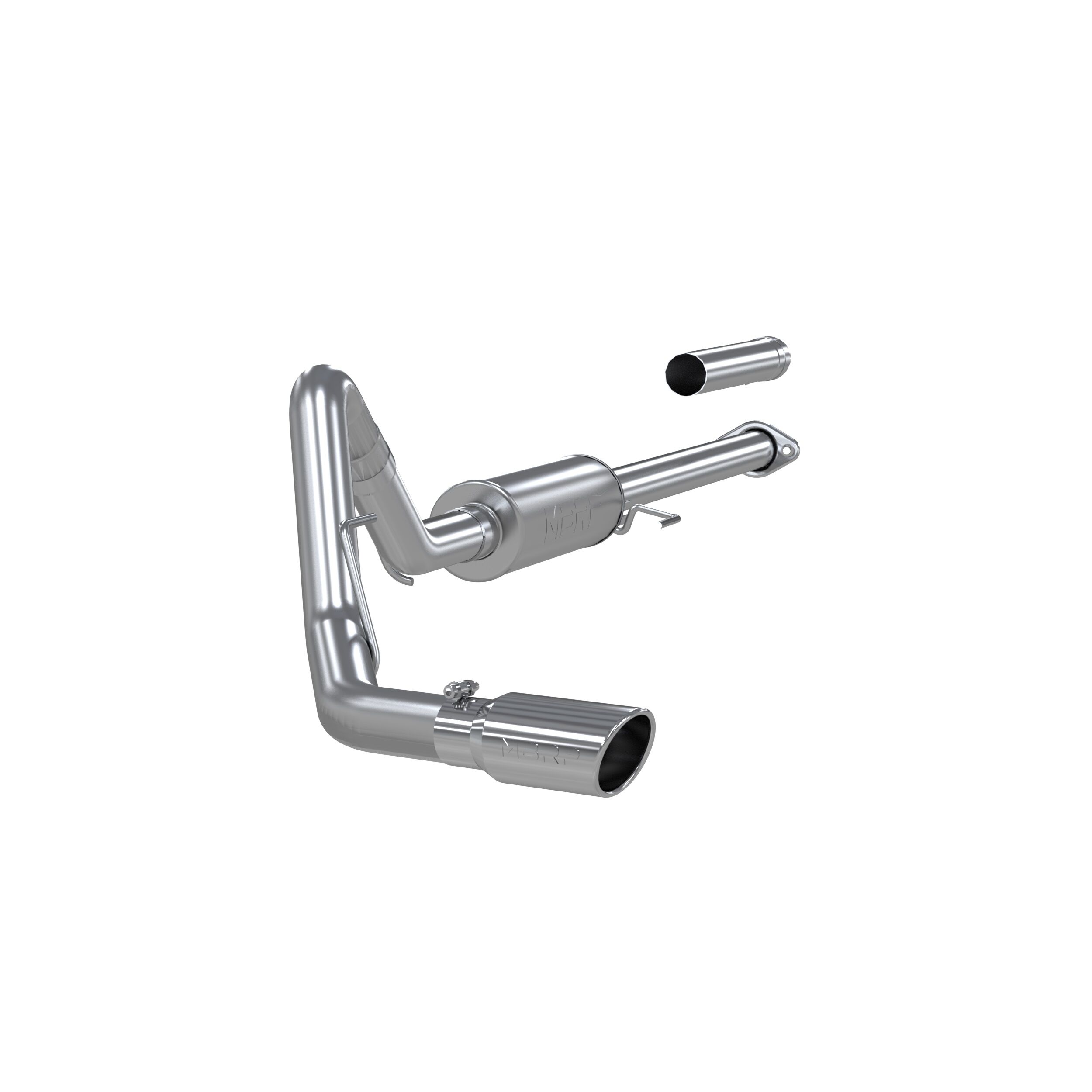 2017-2020 Ford F-150 Lariat/XL/XLT 2.7L V6 Crew Cab Pickup MBRP Exhaust 3in. Cat Back; Single; T409 - S5253409
