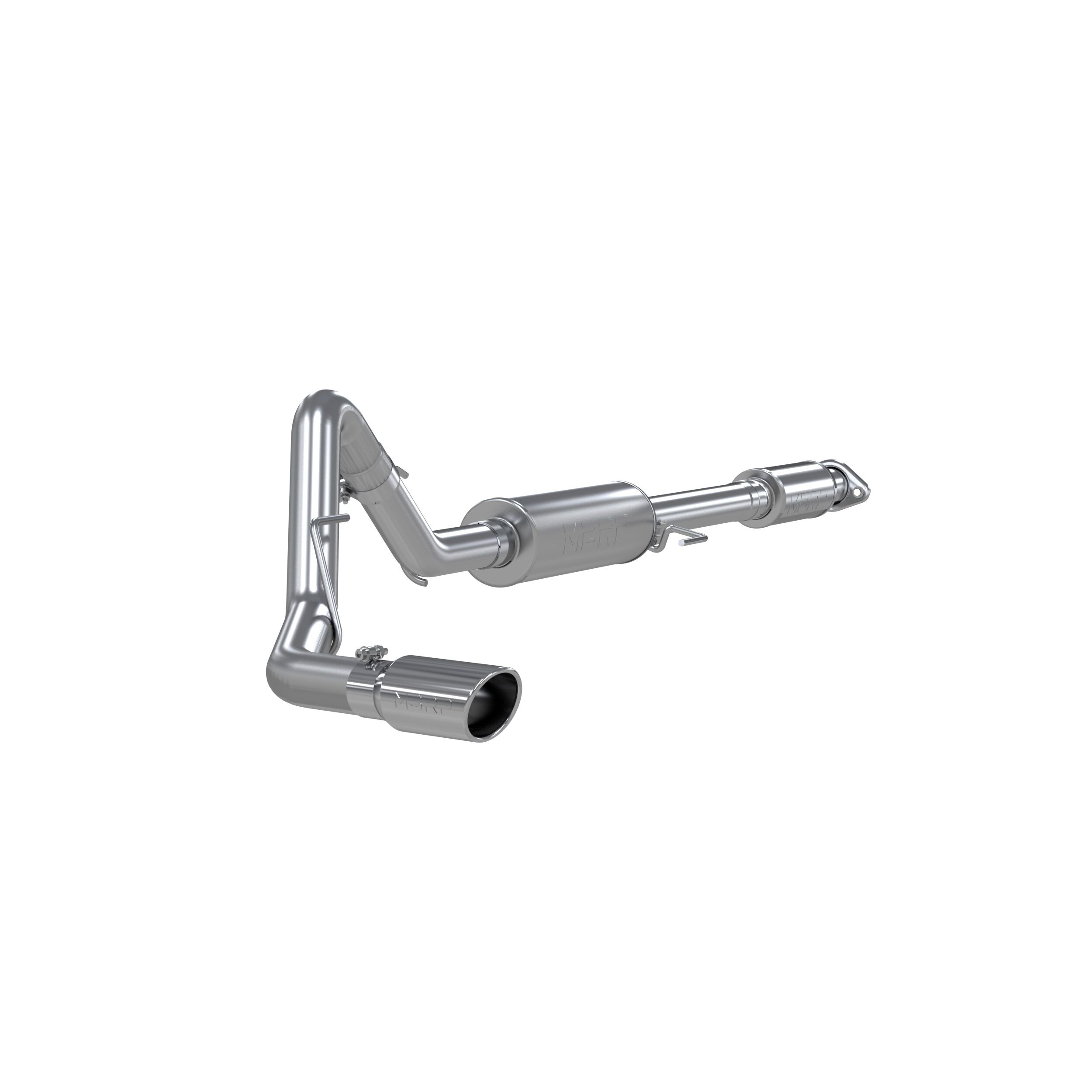 2017-2020 Ford F-150 King Ranch/Lariat/Platinum/SSV/XL/XLT 5.0L V8 Crew Cab Pickup MBRP Exhaust 3in. Cat Back; Single Side Exit; AL - S5256AL