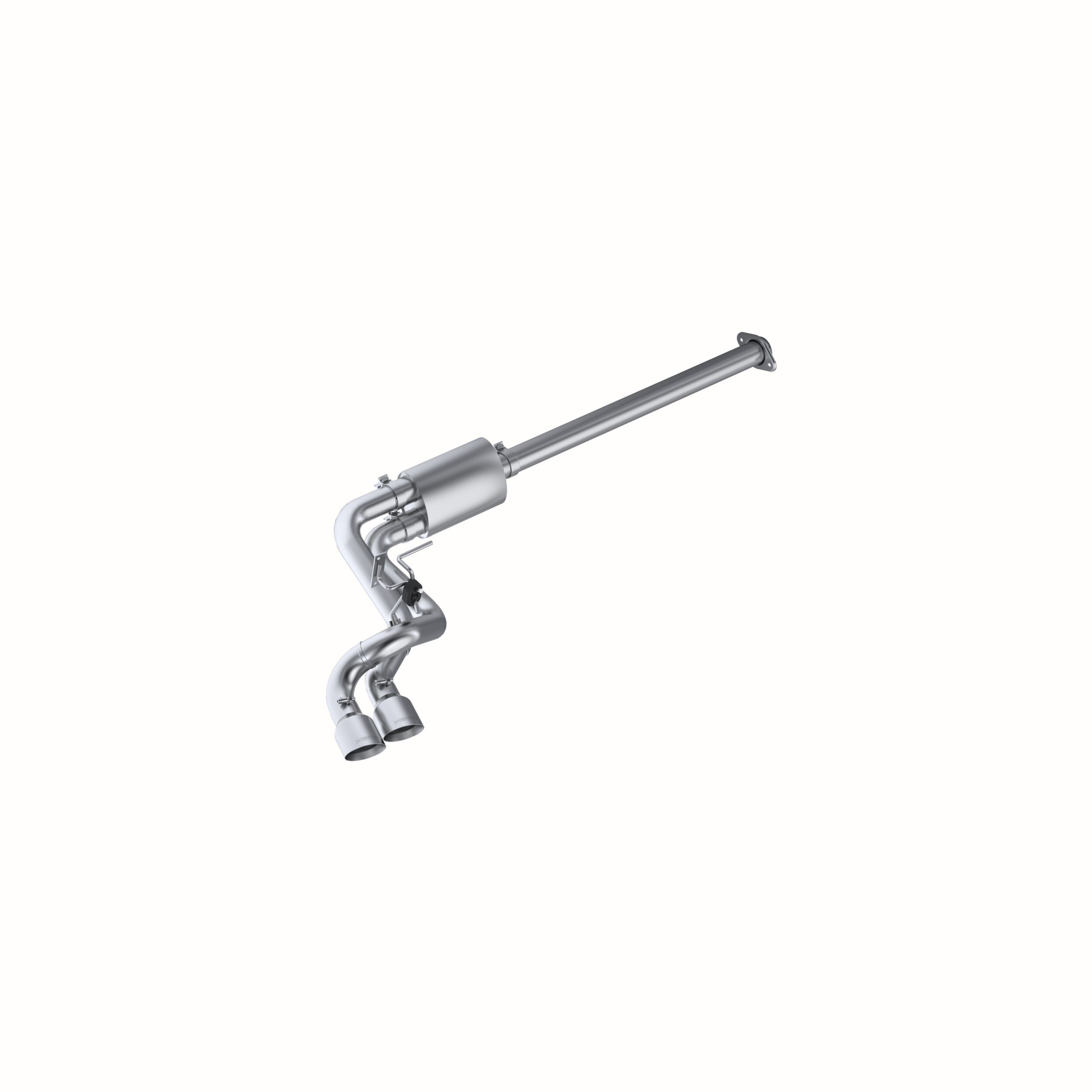 2011-2014 Ford F-150 FX2/FX4/King Ranch/Lariat/Platinum/XL/XLT 5.0L V8 Crew Cab Pickup MBRP Exhaust 3in. Cat Back; Pre-Axle Dual Outlet; T304 - S5261304