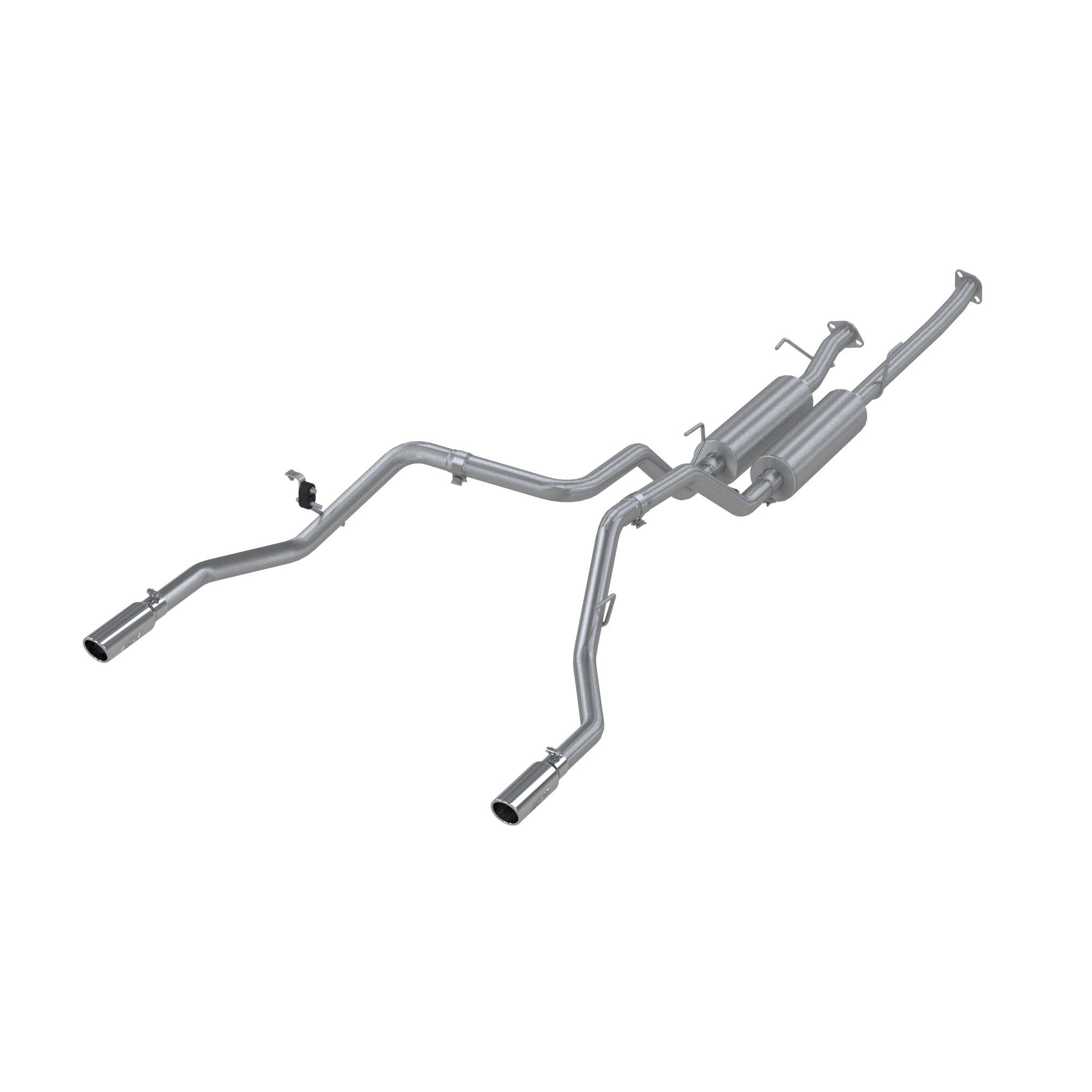 2009-2021 Toyota Tundra LTD 5.7L V8 Extended Cab Pickup MBRP Exhaust 2 1/2in. Cat Back; Dual Split Rear; T409 - S5312409