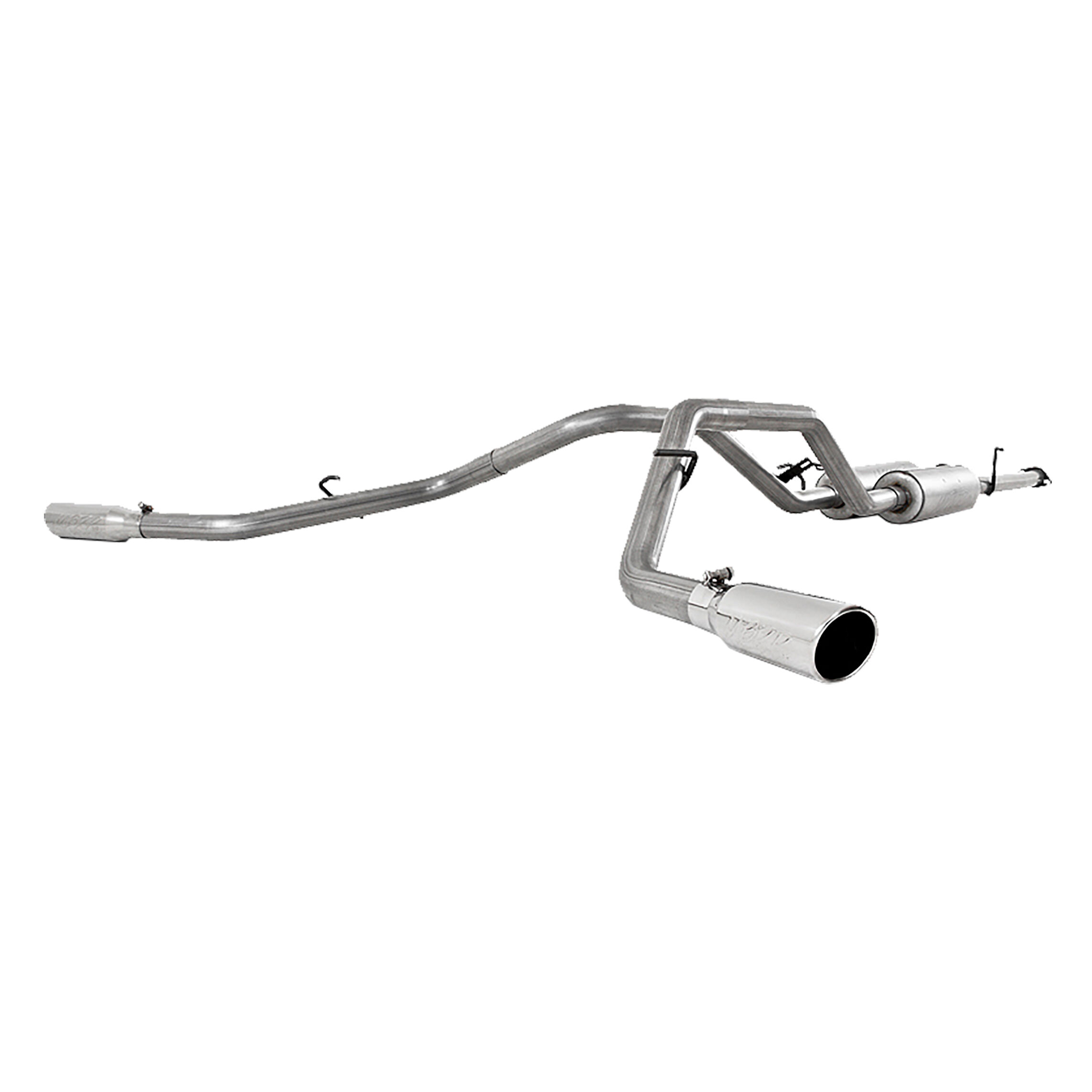 2009-2021 Toyota Tundra LTD 5.7L V8 Extended Cab Pickup MBRP Exhaust 2 1/2in. Cat Back; Dual Split Side; T409 - S5316409