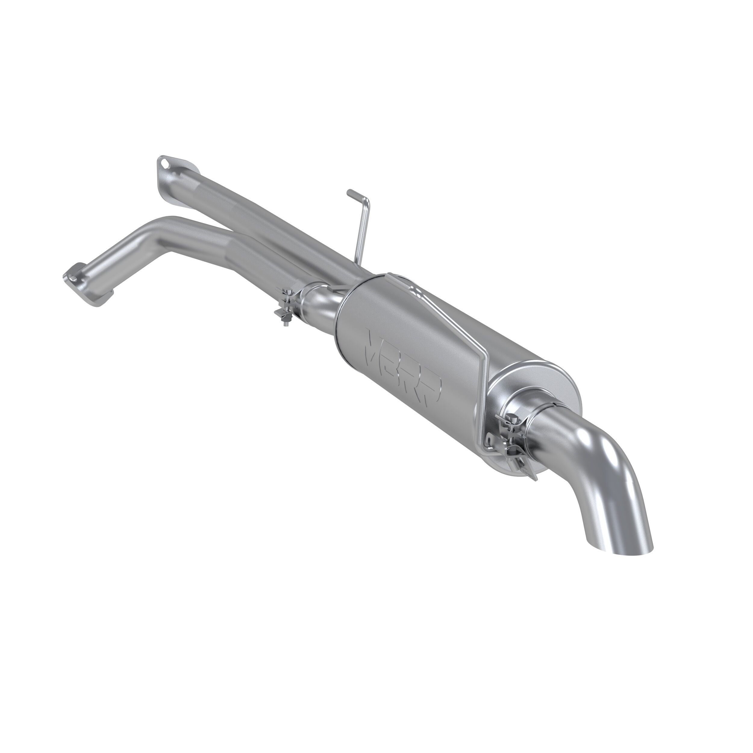 2007-2009 Toyota Tundra Base 4.7L V8 Standard Cab Pickup MBRP Exhaust 2 1/2in. Cat Back; Turn Down; AL - S5318AL
