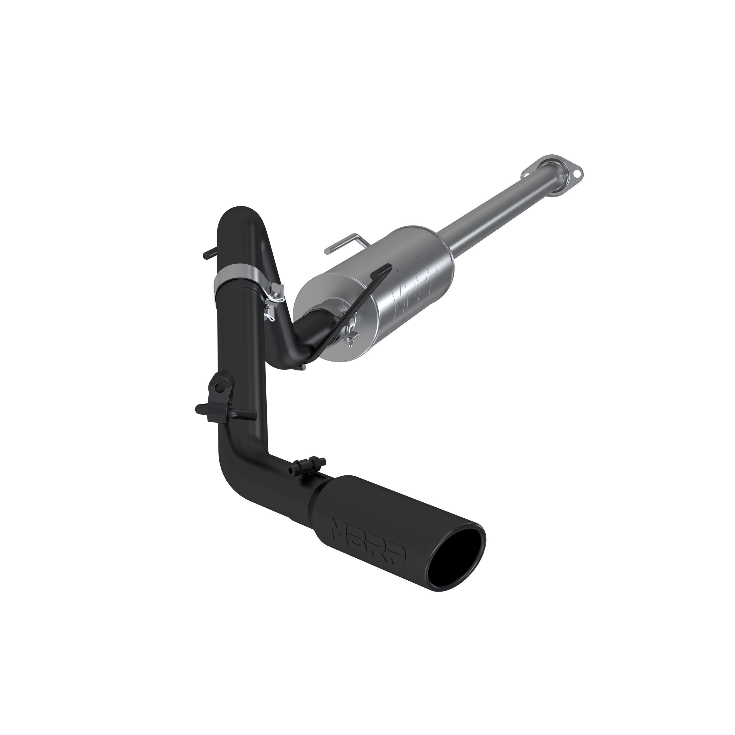 2005-2013 Toyota Tacoma Base 4.0L V6 Extended Cab Pickup MBRP Exhaust 2 1/2in. Cat Back; Single Exit; Black Coated - S5326BLK