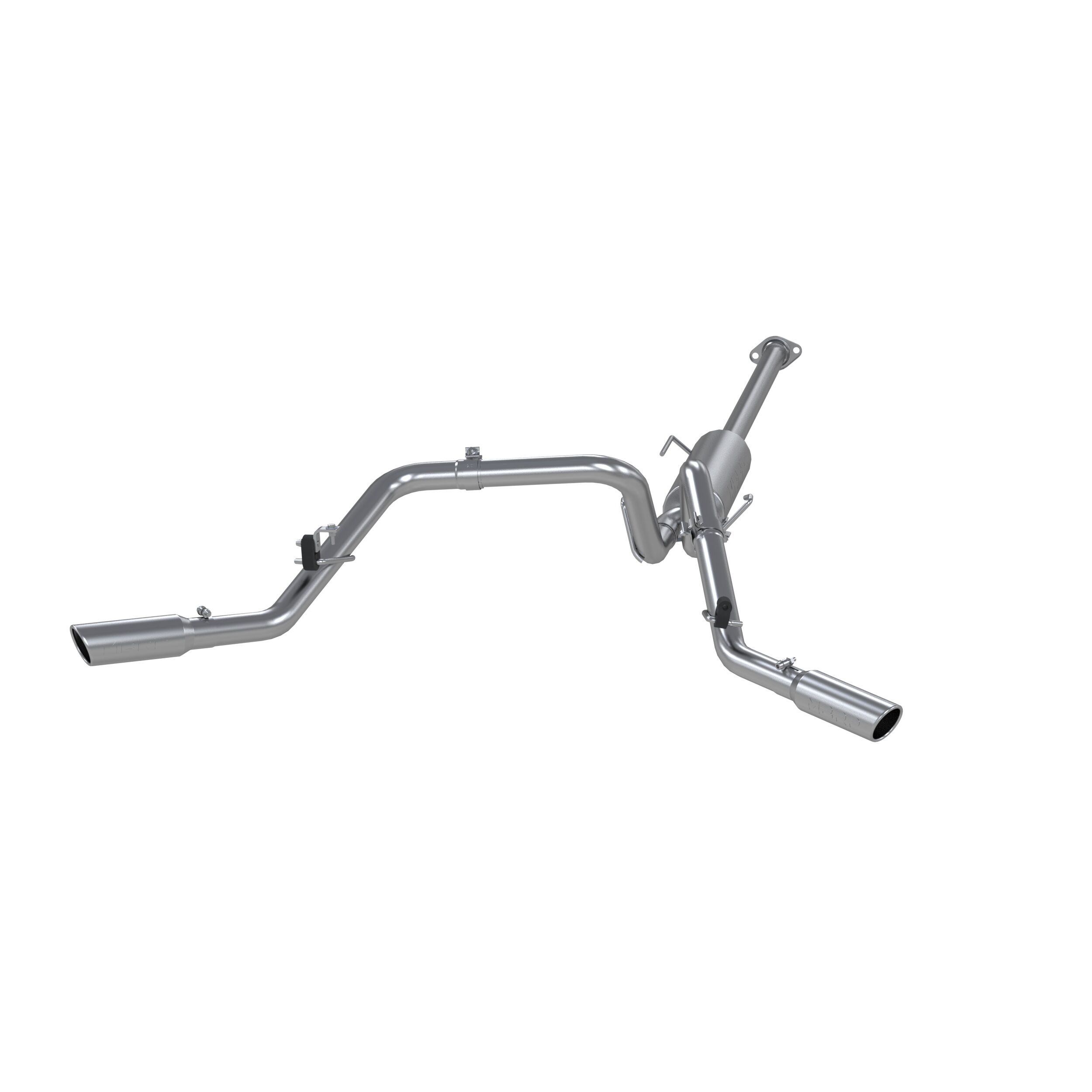 2005-2013 Toyota Tacoma Base 4.0L V6 Crew Cab Pickup MBRP Exhaust 2 1/2in. Cat Back; Dual Split Side; AL - S5328AL