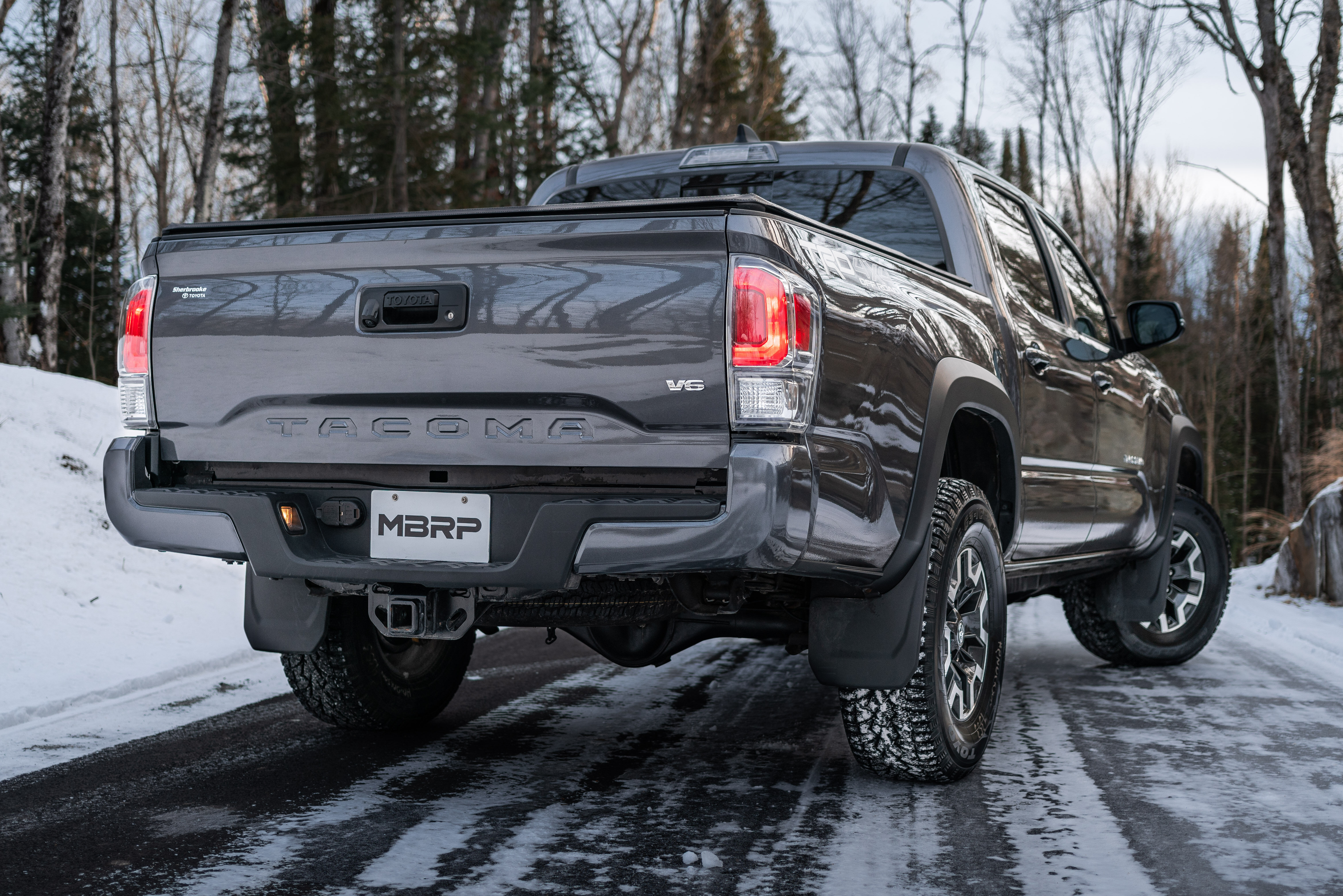 2016-2020 Toyota Tacoma LTD/SR/SR5/TRD Off-Road/TRD Sport 3.5L V6 Crew Cab Pickup MBRP Exhaust 3"; Cat Back; Turn Down; T409