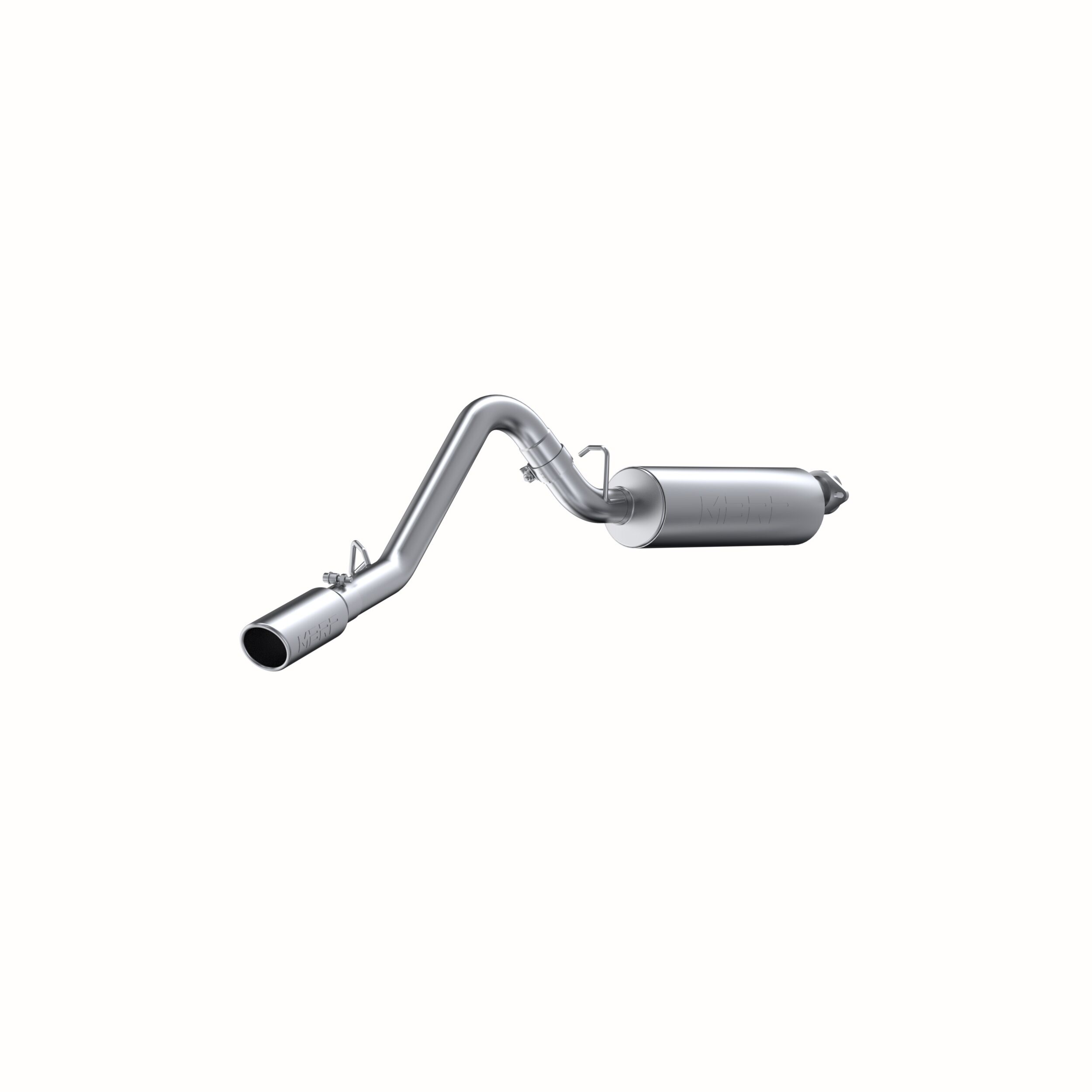 2003-2006 Jeep Wrangler Rubicon/Sport/X 4.0L L6 MBRP Exhaust 2 1/2in. Cat Back; Single Side; AL - S5500AL