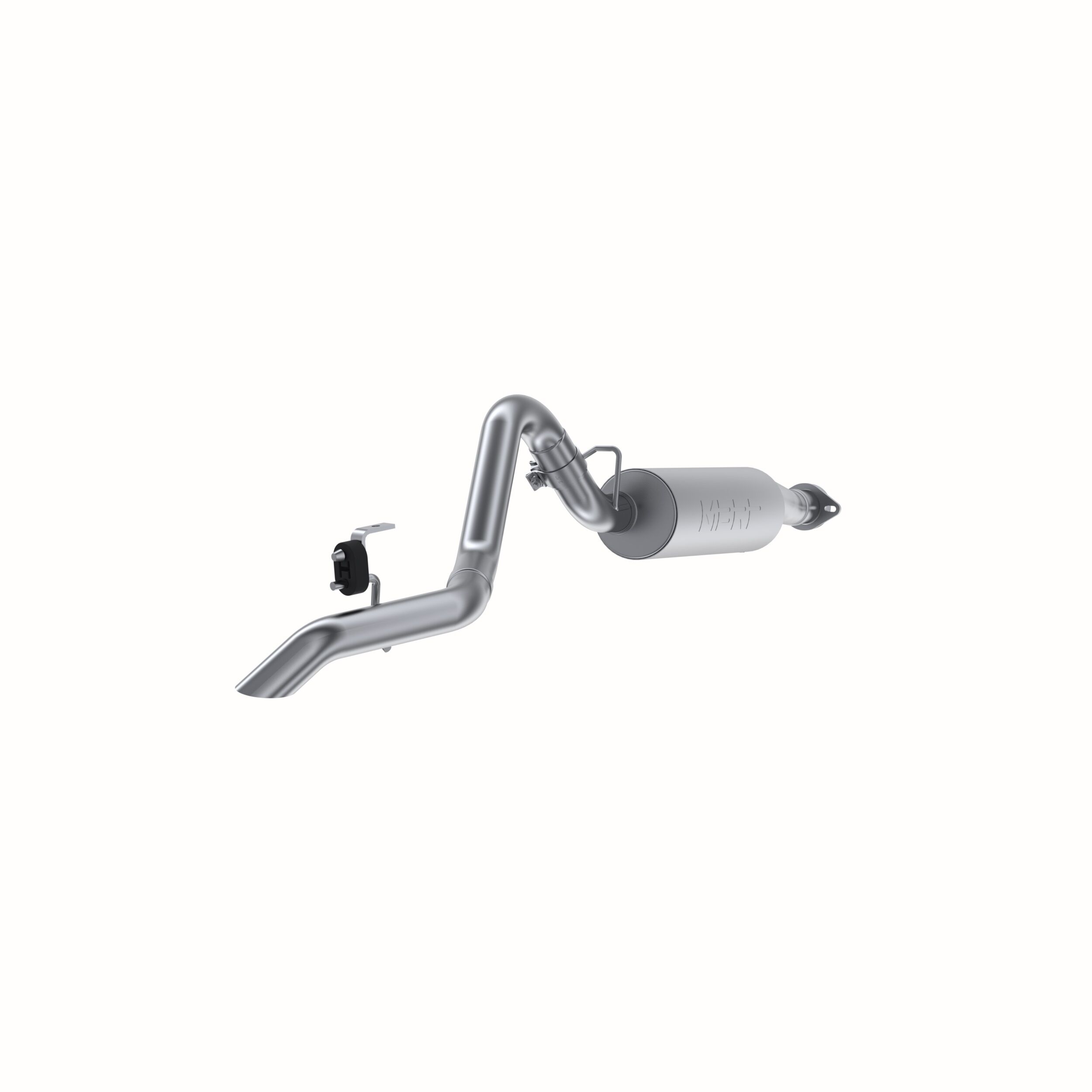 2004-2006 Jeep Wrangler UNLTD 4.0L L6 MBRP Exhaust 2 1/2in. Cat Back; Single; AL - S5520AL