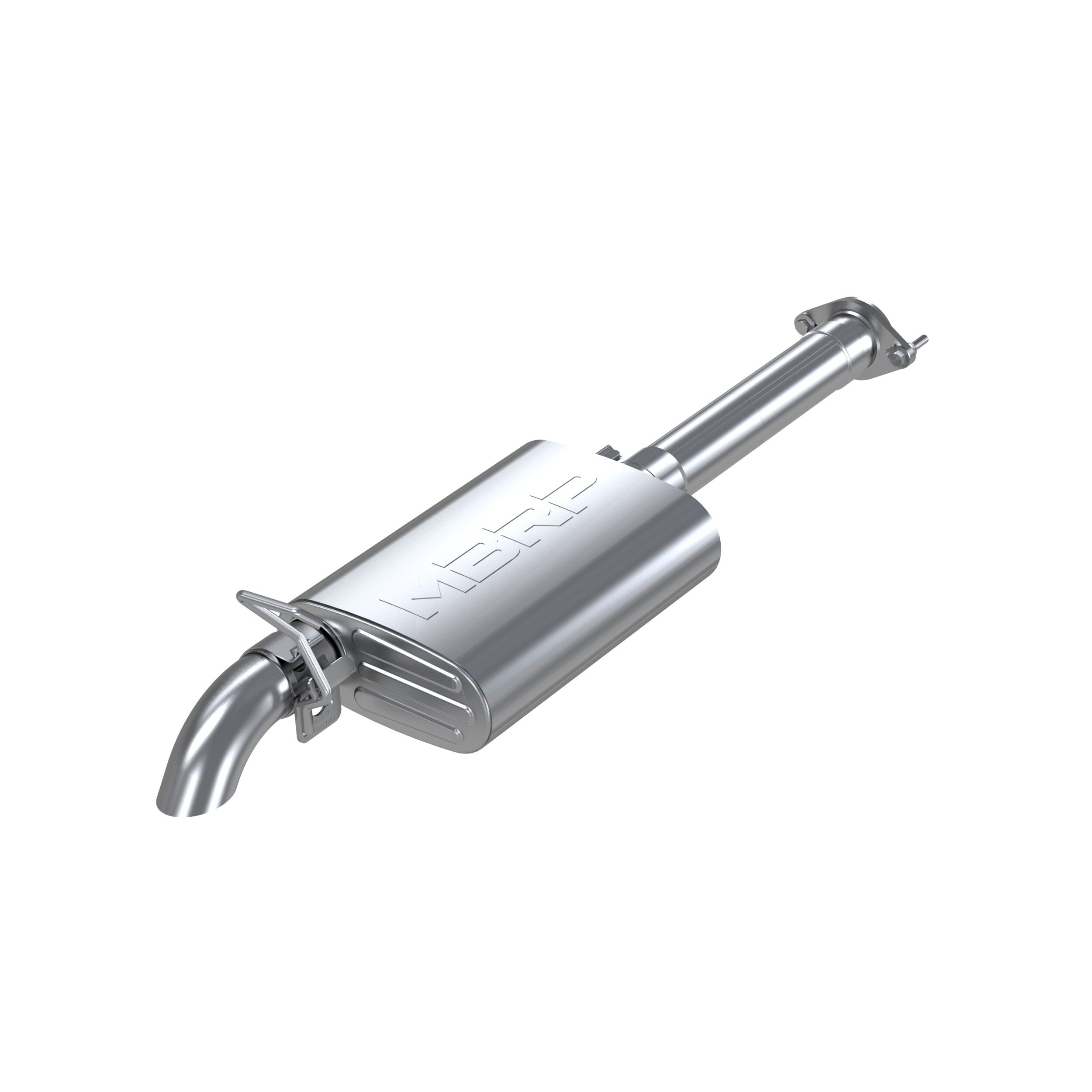 2003-2006 Jeep Wrangler Rubicon/Sport/X 4.0L L6 MBRP Exhaust 2 1/2in. Cat Back; Single; Off-Road; Turn Down; T409 - S5522409