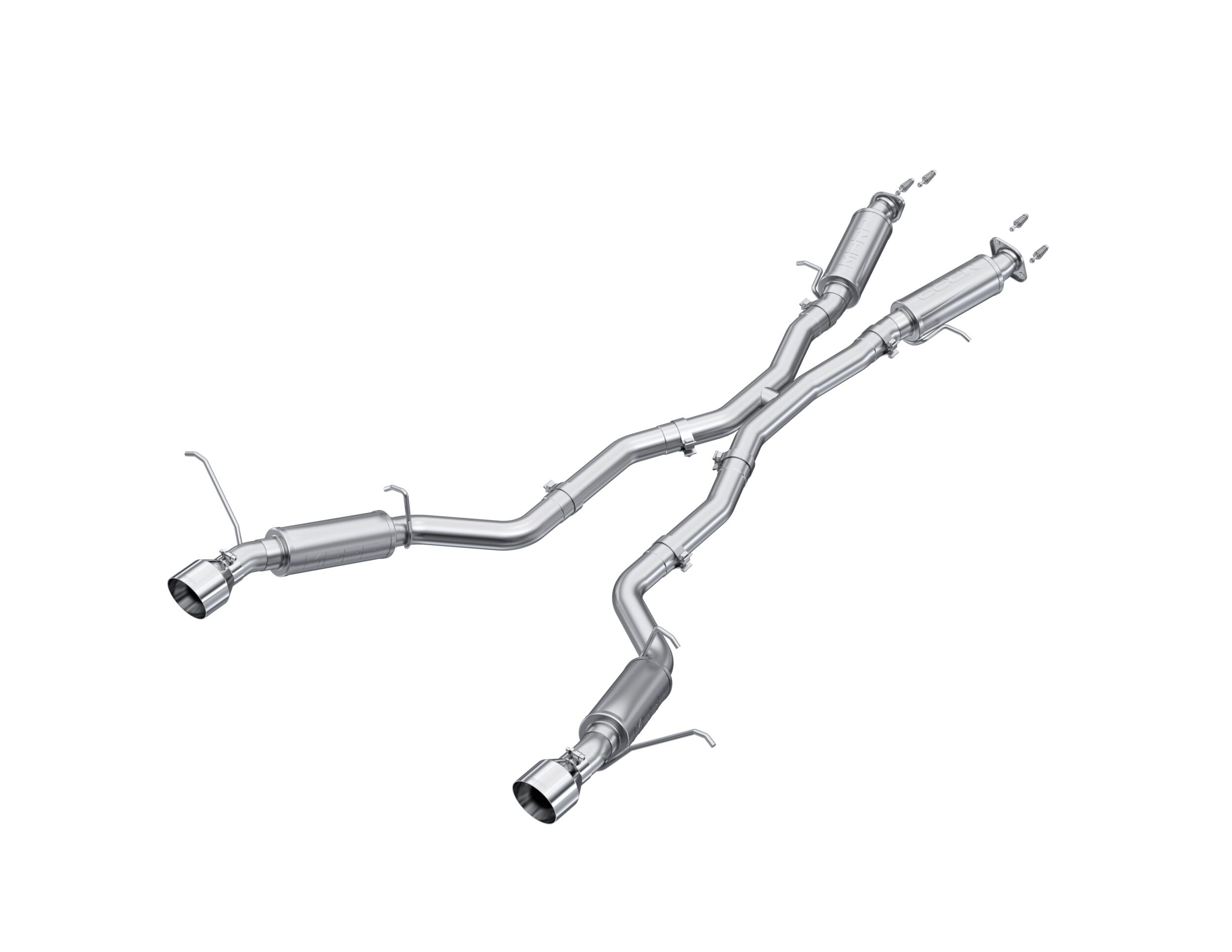 2013-2021 Jeep Grand Cherokee SRT 6.4L V8 Sport Utility 4DR MBRP Exhaust 3in. Cat Back; Dual Rear Exit; Aluminized Steel - S5525AL