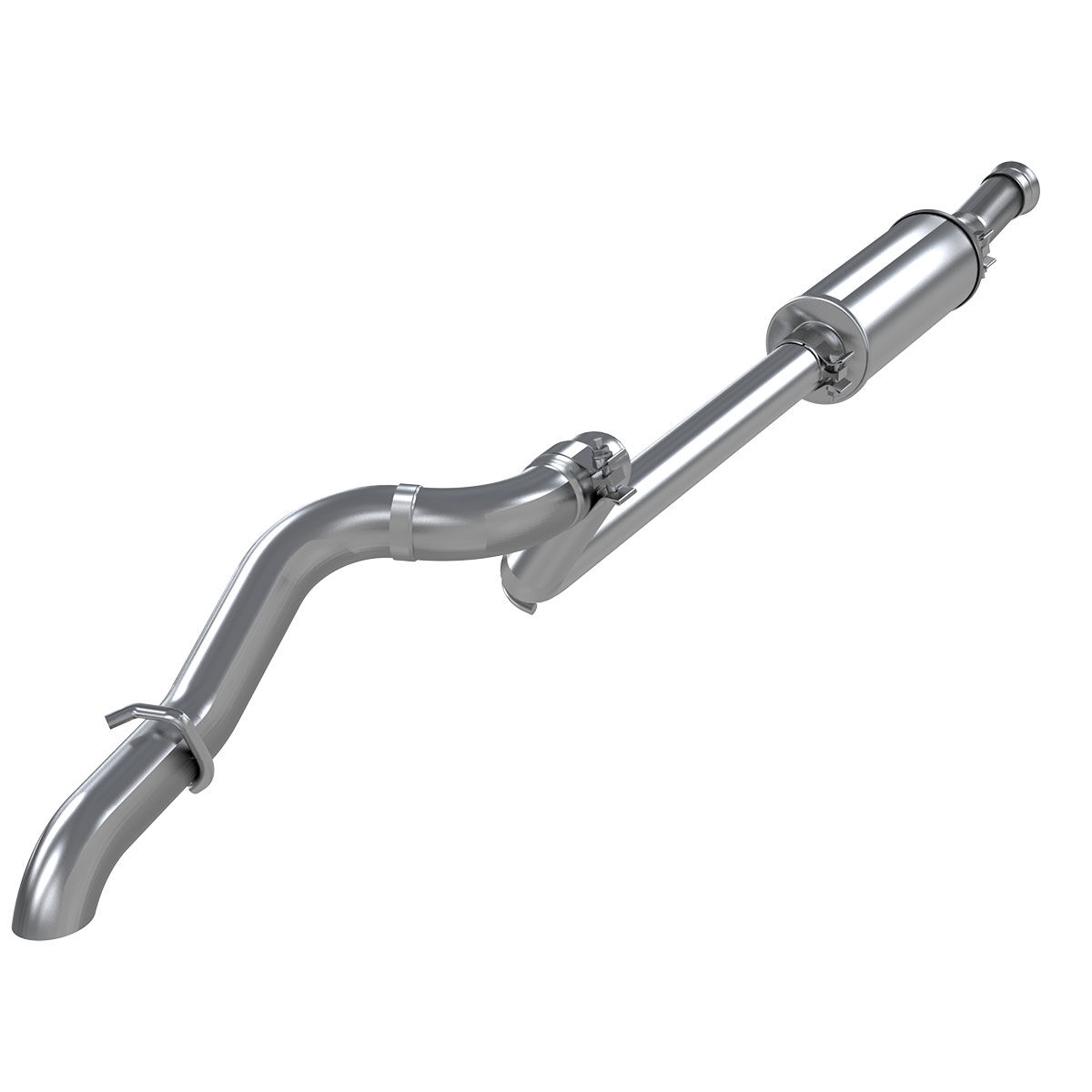 2018-2019 Jeep Wrangler Rubicon/Sport/Sport S/UNLTD Rubicon/UNLTD Sahara/UNLTD Sport/UNLTD Sport S 3.6L V6 MBRP Exhaust 2 1/2" Cat Back