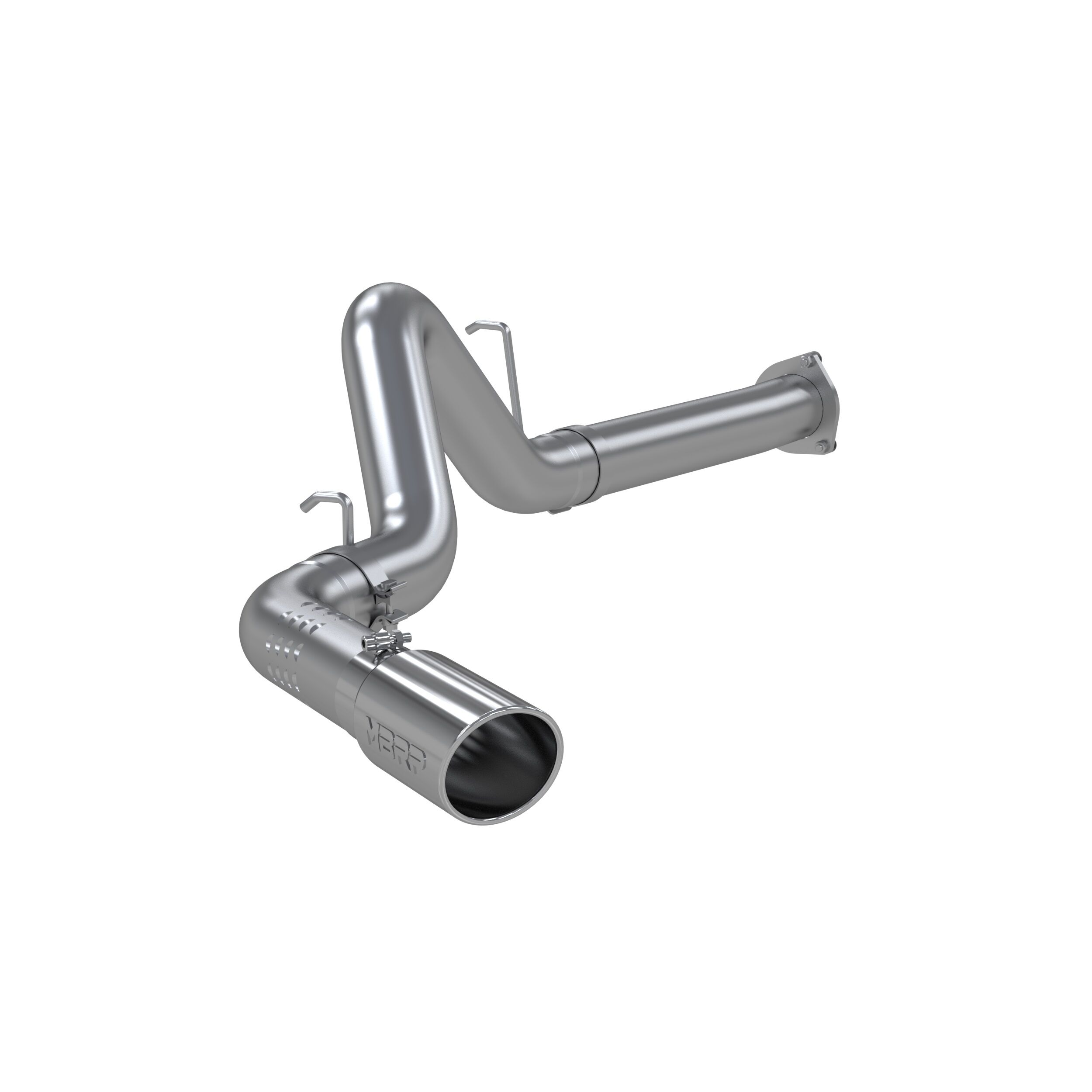 2007-2010 GMC Sierra 2500 HD 6.6L V8 Crew Cab Pickup MBRP Exhaust 4in. Filter Back; Single Side Exit; AL - S6026AL
