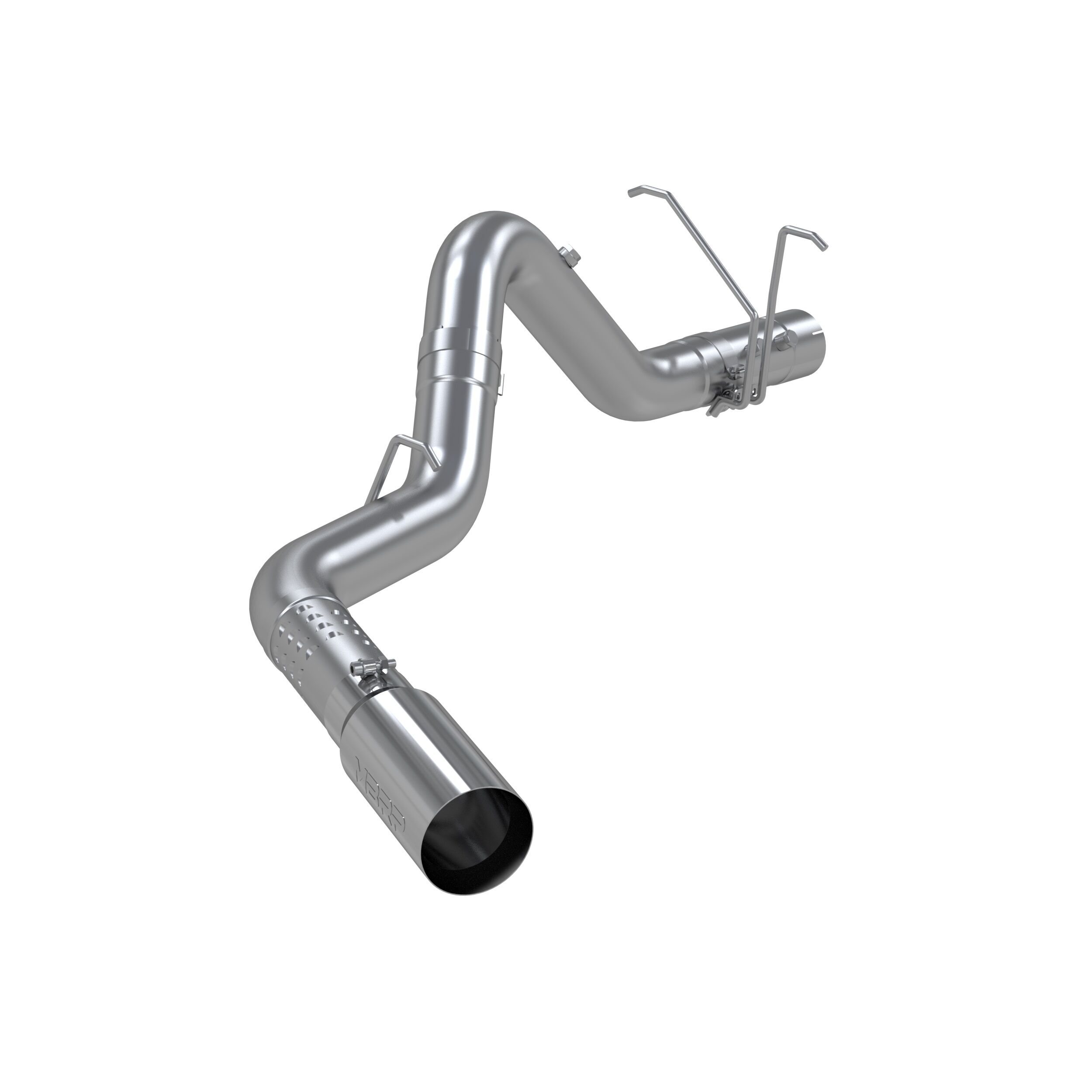 2011-2019 Chevrolet Silverado 2500 HD 6.6L V8 Crew Cab Pickup MBRP Exhaust 4in. Filter Back; Single Side; T409 - S6032304