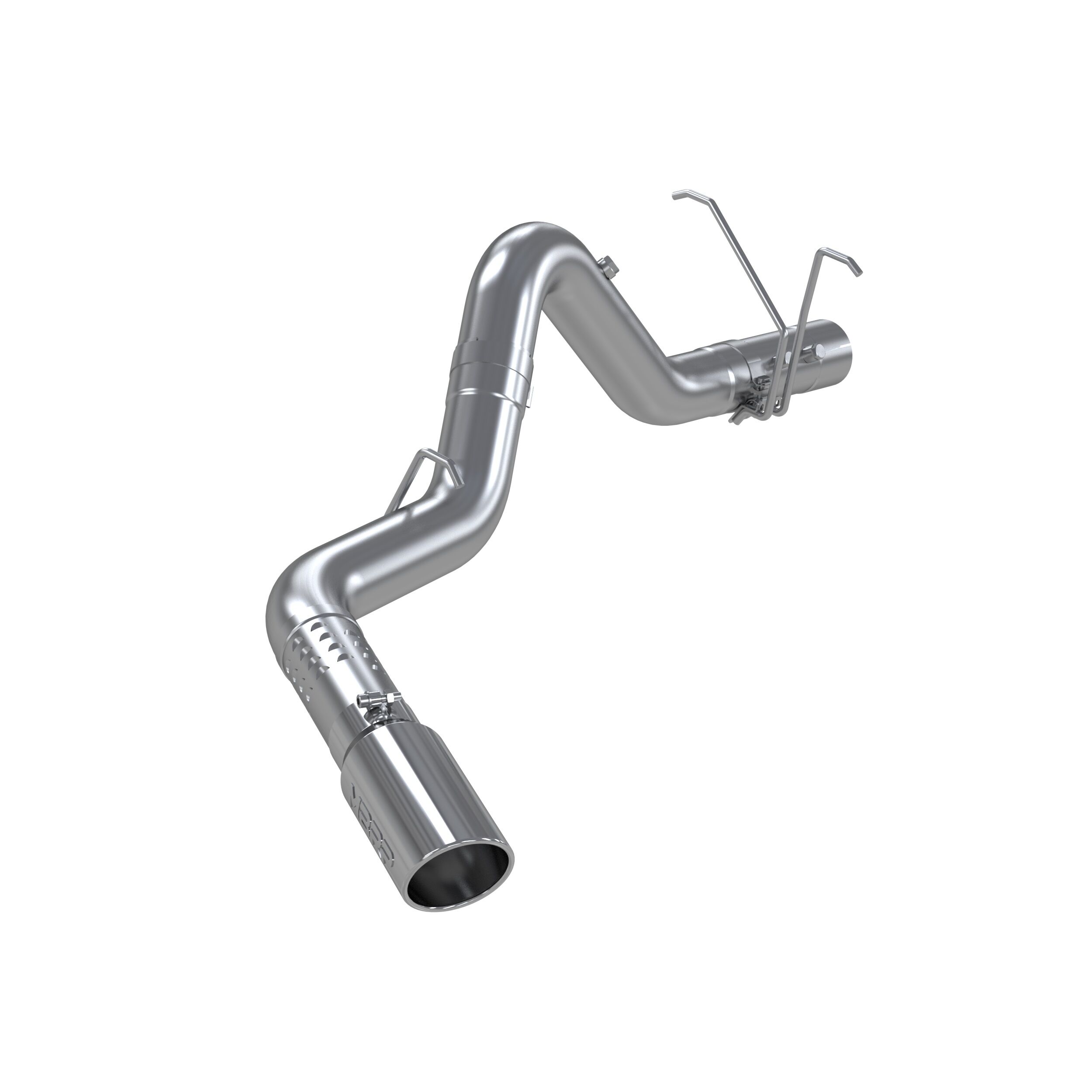 2011-2019 Chevrolet Silverado 2500 HD 6.6L V8 Crew Cab Pickup MBRP Exhaust 4in. Filter Back; Single Side; AL - S6032AL