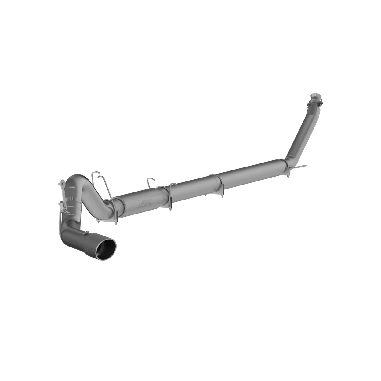 1998-2002 Dodge Ram 2500 5.9L L6 Extended Cab Pickup MBRP Exhaust 5in. Turbo Back; Single Side Exit; T409 - S61120409