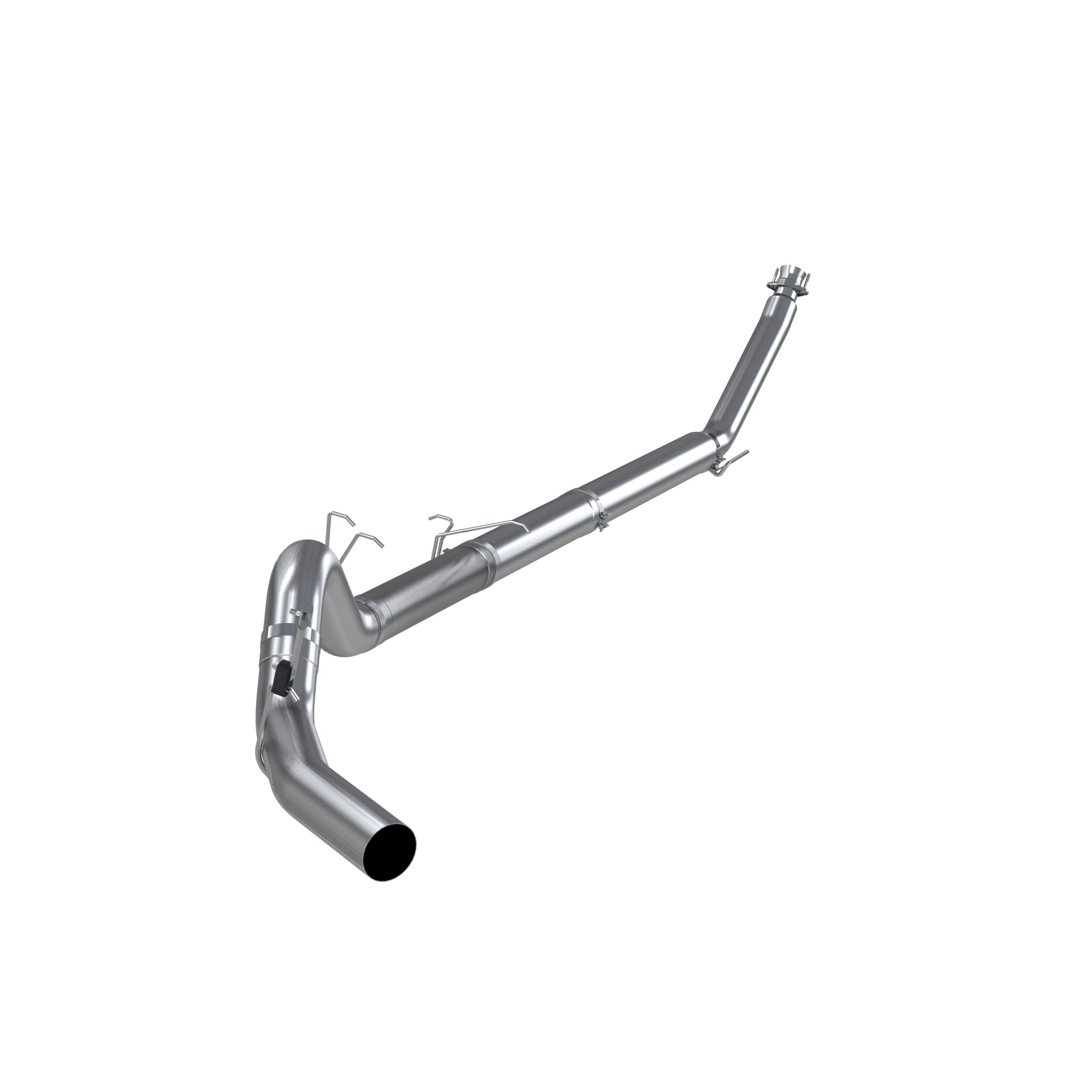 1998-2002 Dodge Ram 2500 5.9L L6 Extended Cab Pickup MBRP Exhaust 5in. Turbo Back; Single Side Exit; No Muffler; T409 - S61120SLM