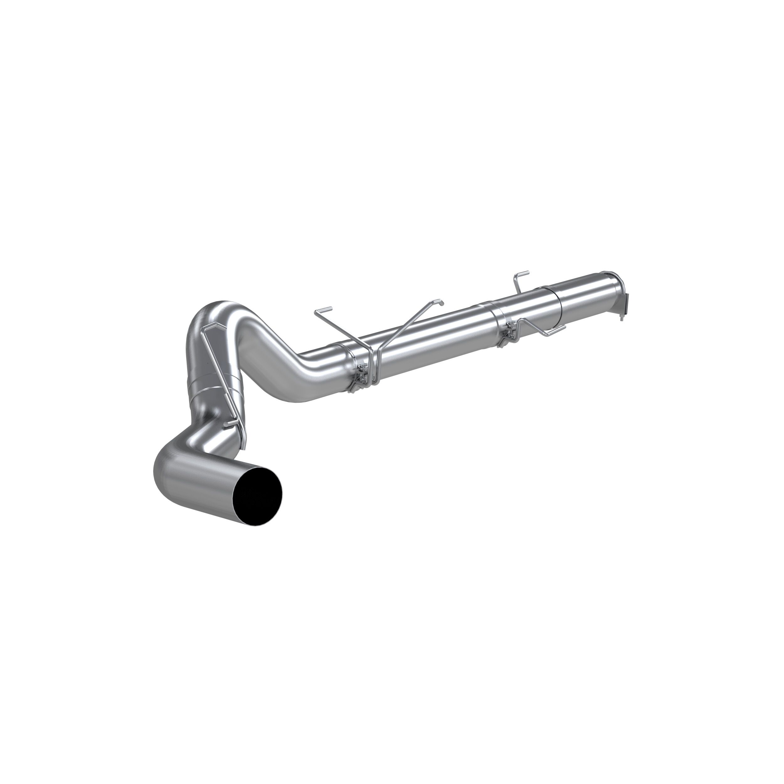 2006-2007 Dodge Ram 2500 Laramie/SLT 5.9L L6 Crew Cab Pickup MBRP Exhaust 5in. Cat Back; Single Side Exit; No Muffler; AL - S61180PLM