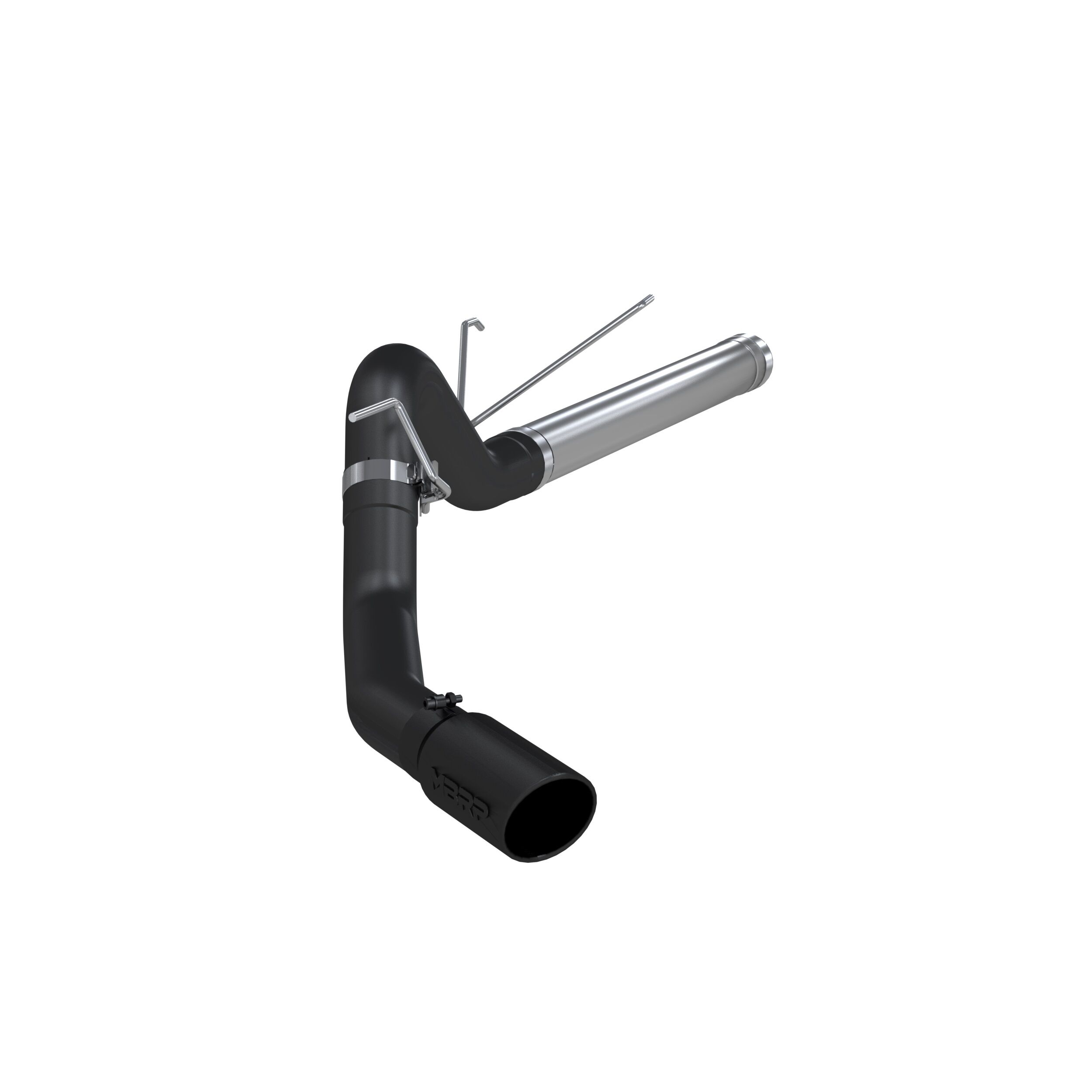 2008-2010 Dodge Ram 2500 Laramie/SLT/ST/SXT 6.7L L6 MBRP Exhaust 4in. Filter Back; Single Side; Black Coated - S6130BLK