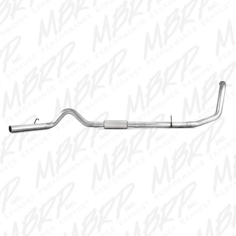1999-2003 Ford F-350 Super Duty 7.3L V8 Crew Cab Pickup MBRP Exhaust 4in. Turbo Back; Single Side