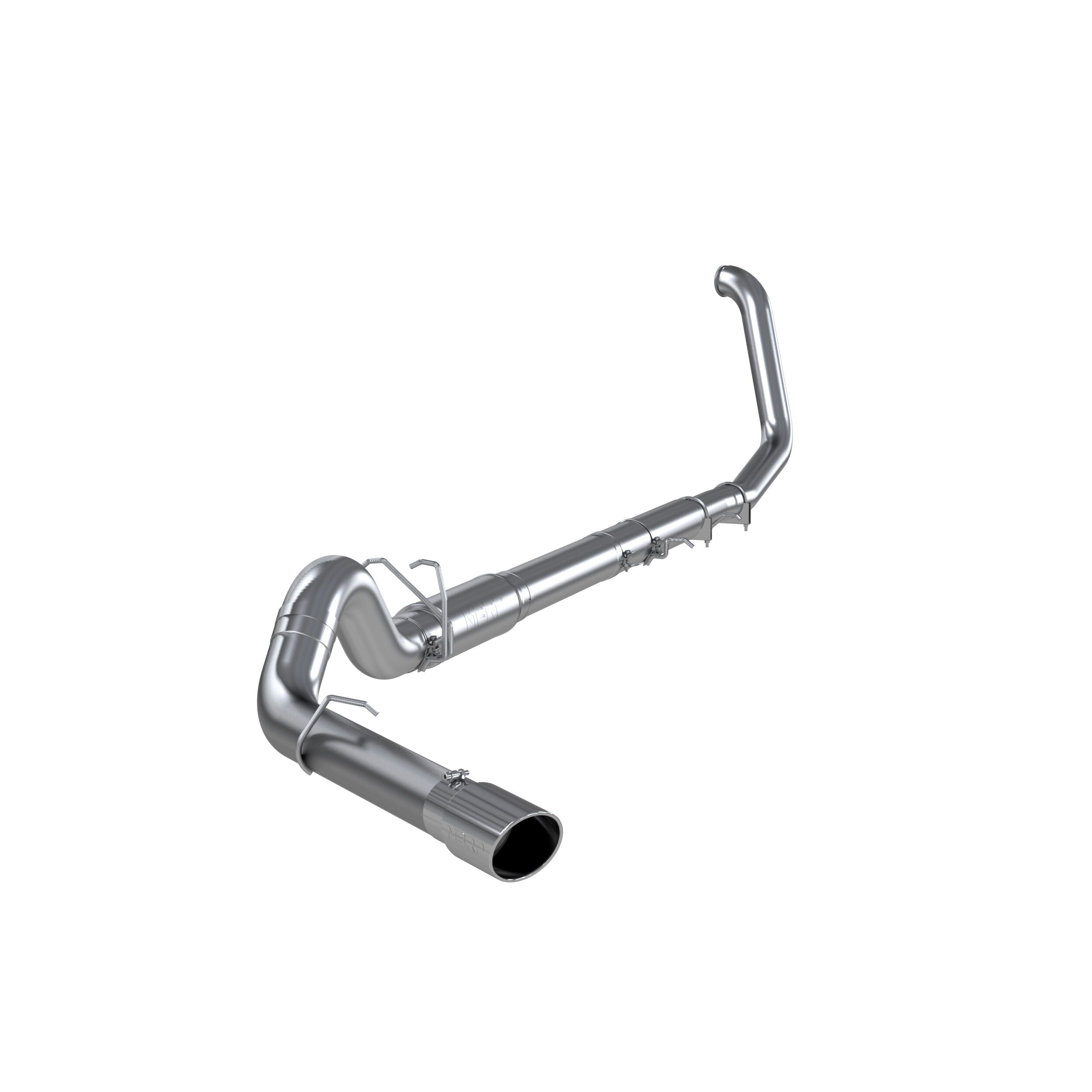 1999-2003 Ford F-350 Super Duty 7.3L V8 Crew Cab Pickup MBRP Exhaust 5in. Turbo Back; Single Side Exit; T409 - S62220409
