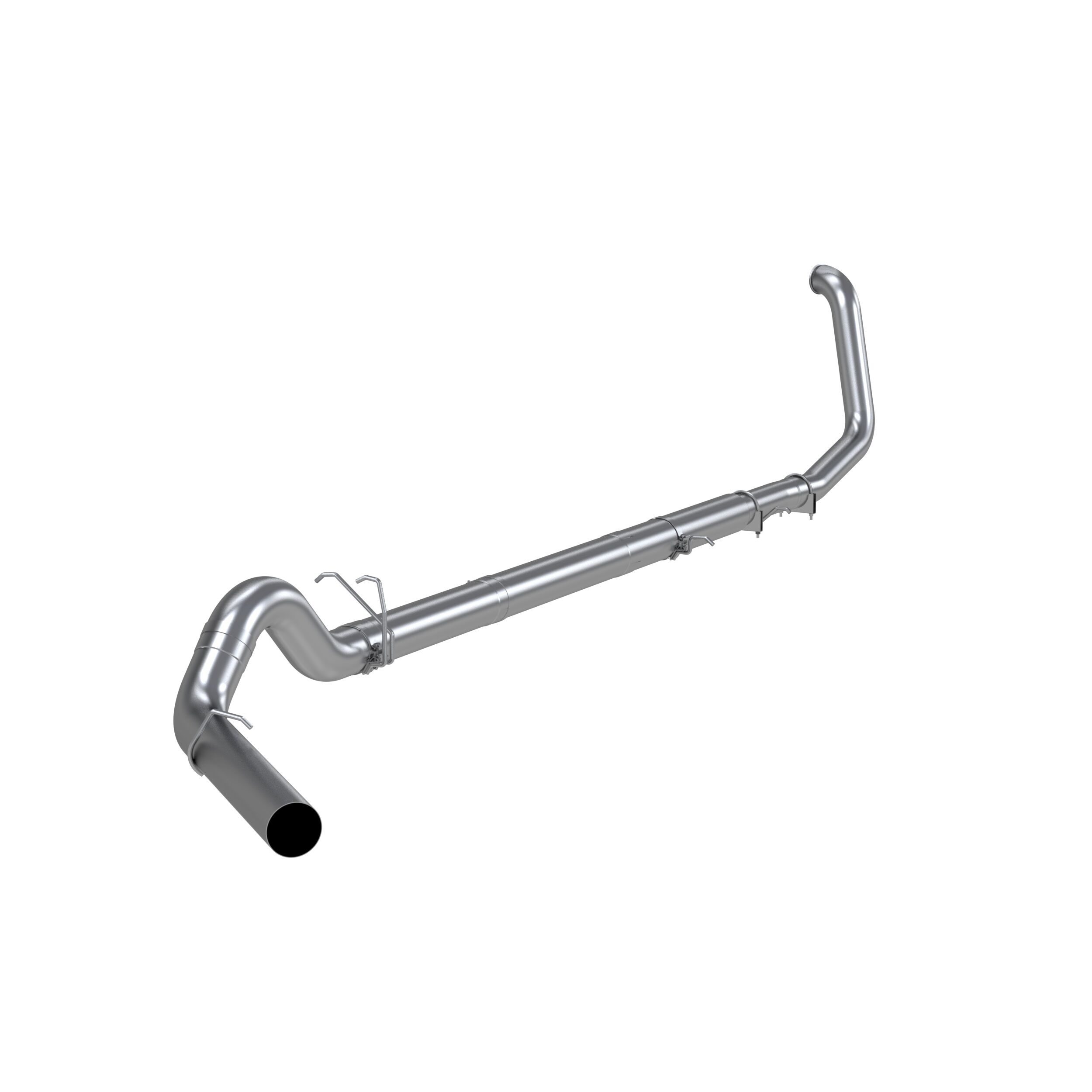 1999-2003 Ford F-350 Super Duty 7.3L V8 Crew Cab Pickup MBRP Exhaust 5in. Turbo Back; Single Side Exit; No Muffler; T409 - S62220SLM