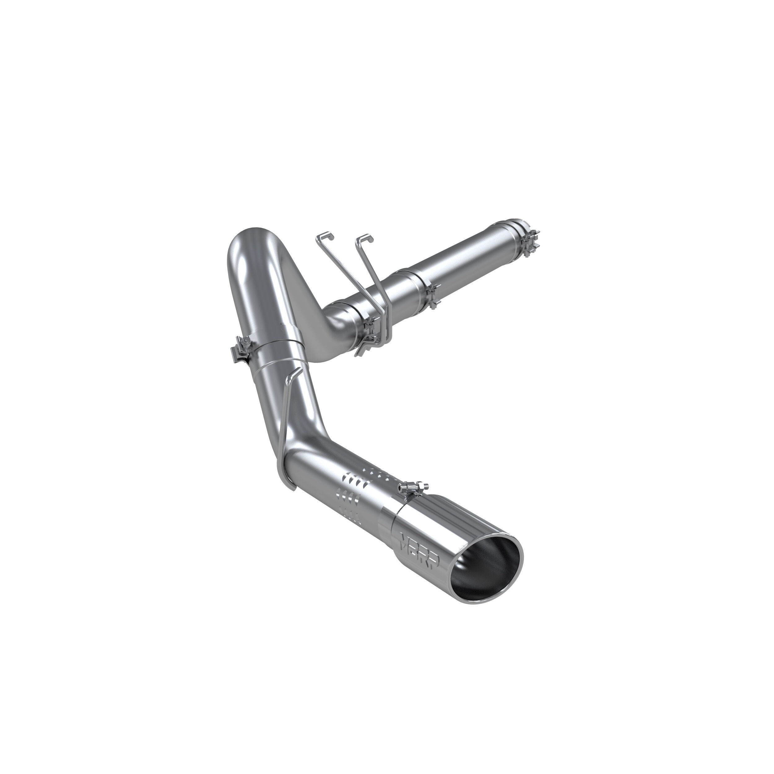 2008-2009 Ford F-250 Super Duty 6.4L V8 Crew Cab Pickup MBRP Exhaust 4in. Filter Back; Single Side Exit; T409 - S6242409