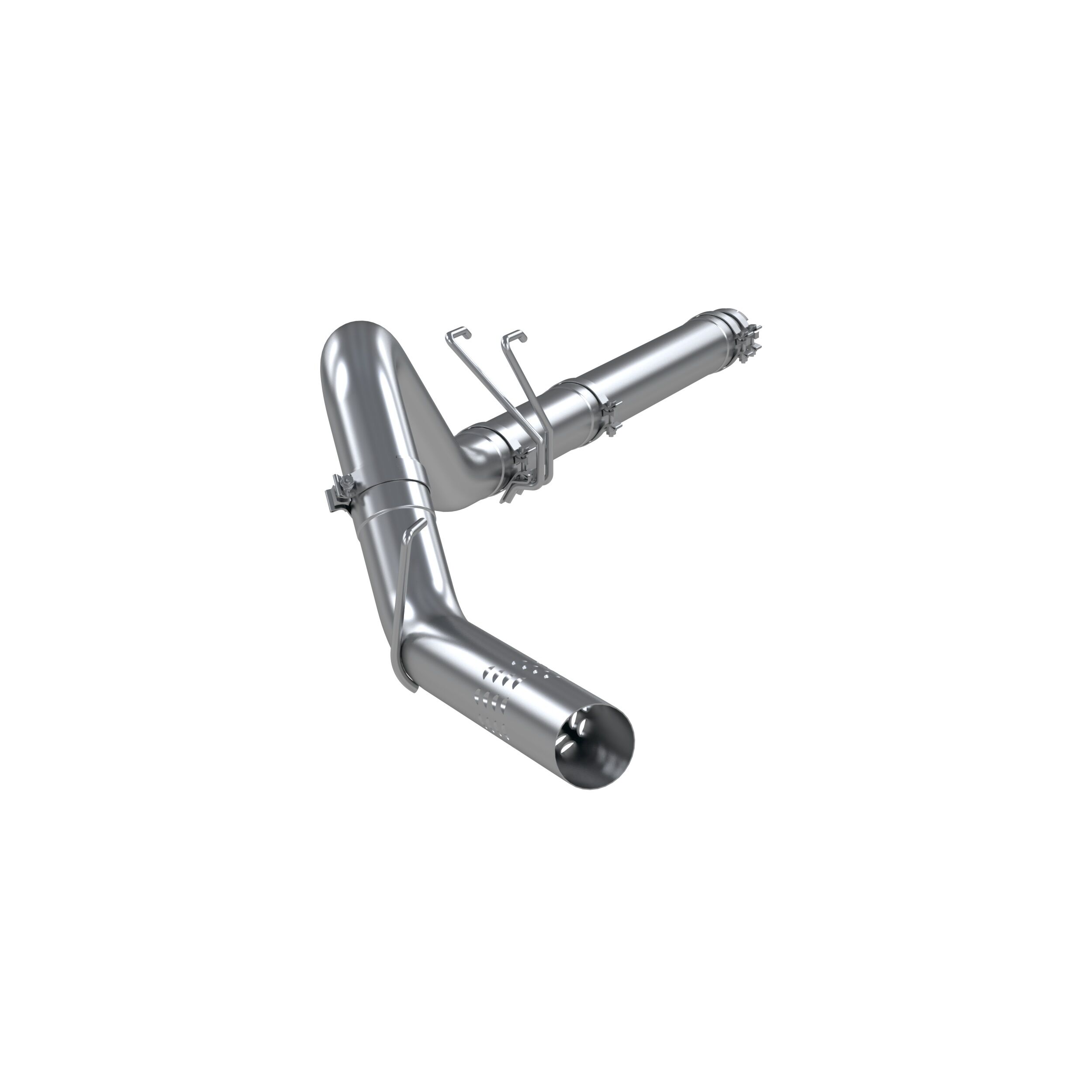 2008-2009 Ford F-250 Super Duty 6.4L V8 Crew Cab Pickup MBRP Exhaust 4in. Filter Back; Single Side - S6242P