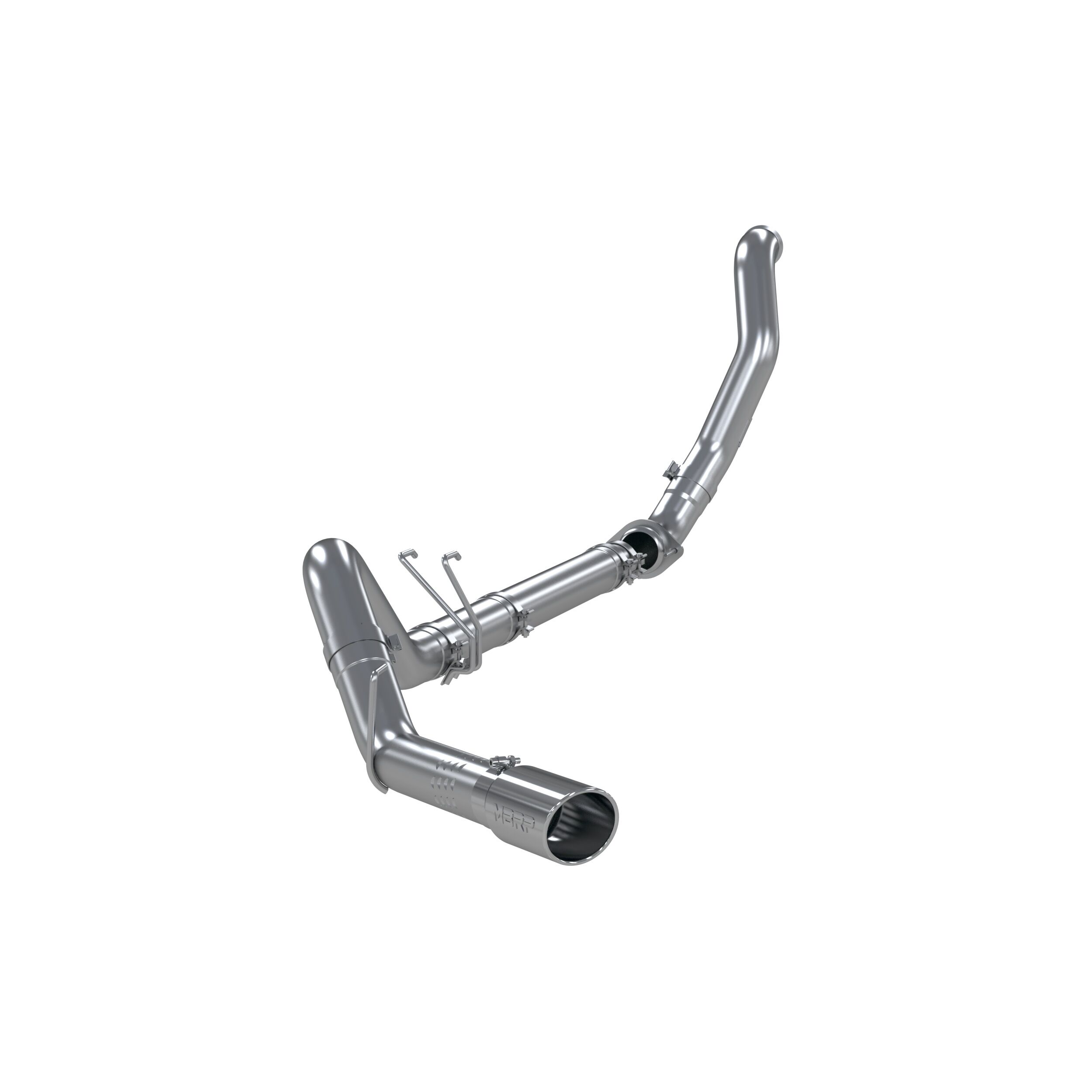 2008-2009 Ford F-250 Super Duty 6.4L V8 Crew Cab Pickup MBRP Exhaust 4in. Filter Back; Single Side Exit; AL - S6282AL