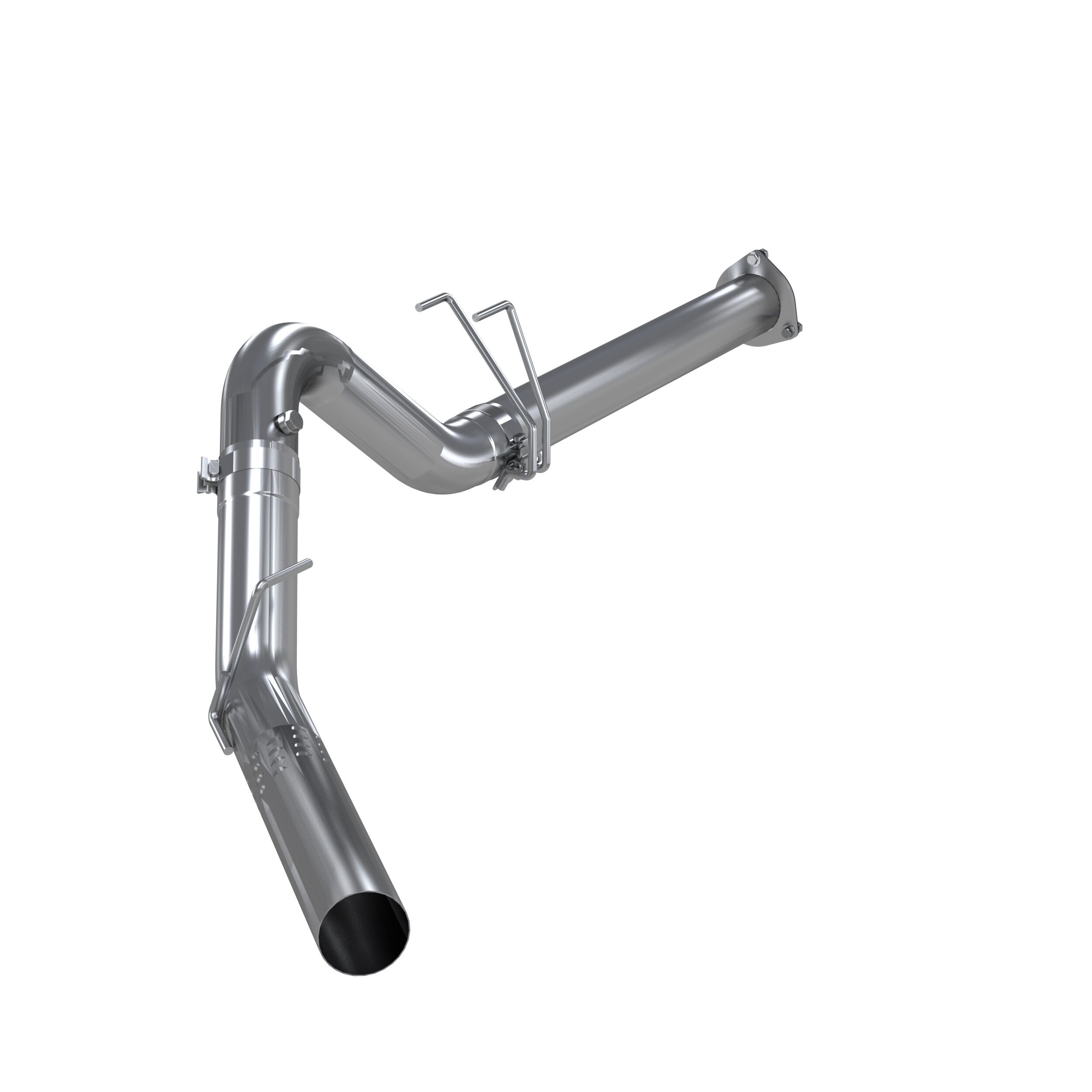 2011-2016 Ford F-250 Super Duty 6.7L V8 Crew Cab Pickup MBRP Exhaust S6287PLM 4in. Filter Back; Single Side Exit; No Muffler; AL. - S6287PLM