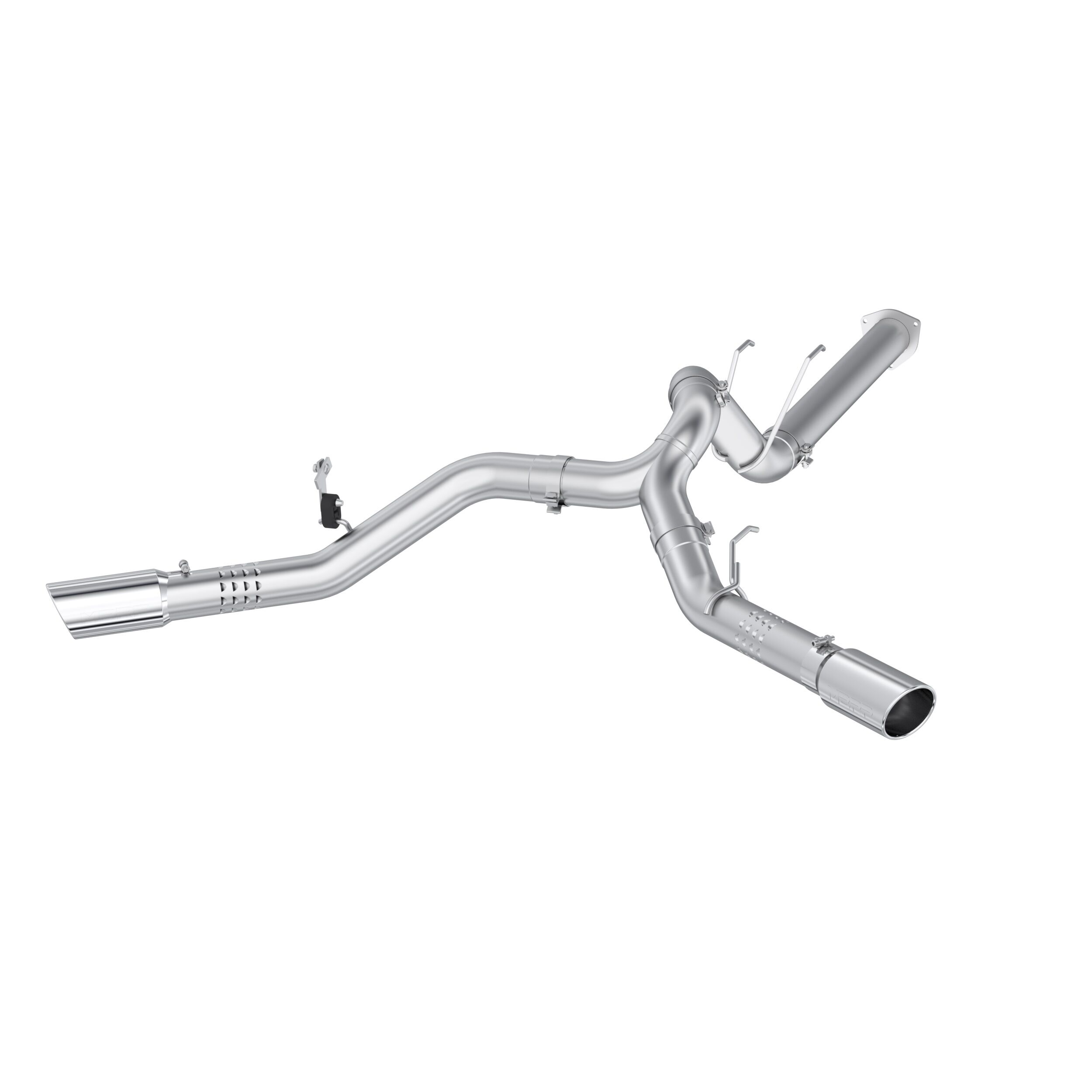 2018-2022 Ford F-250 Super Duty King Ranch/Lariat/LTD/Platinum/XL/XLT 6.7L V8 Crew Cab Pickup MBRP Exhaust 4in. Filter Back;Cool Duals; T409 - S6291409