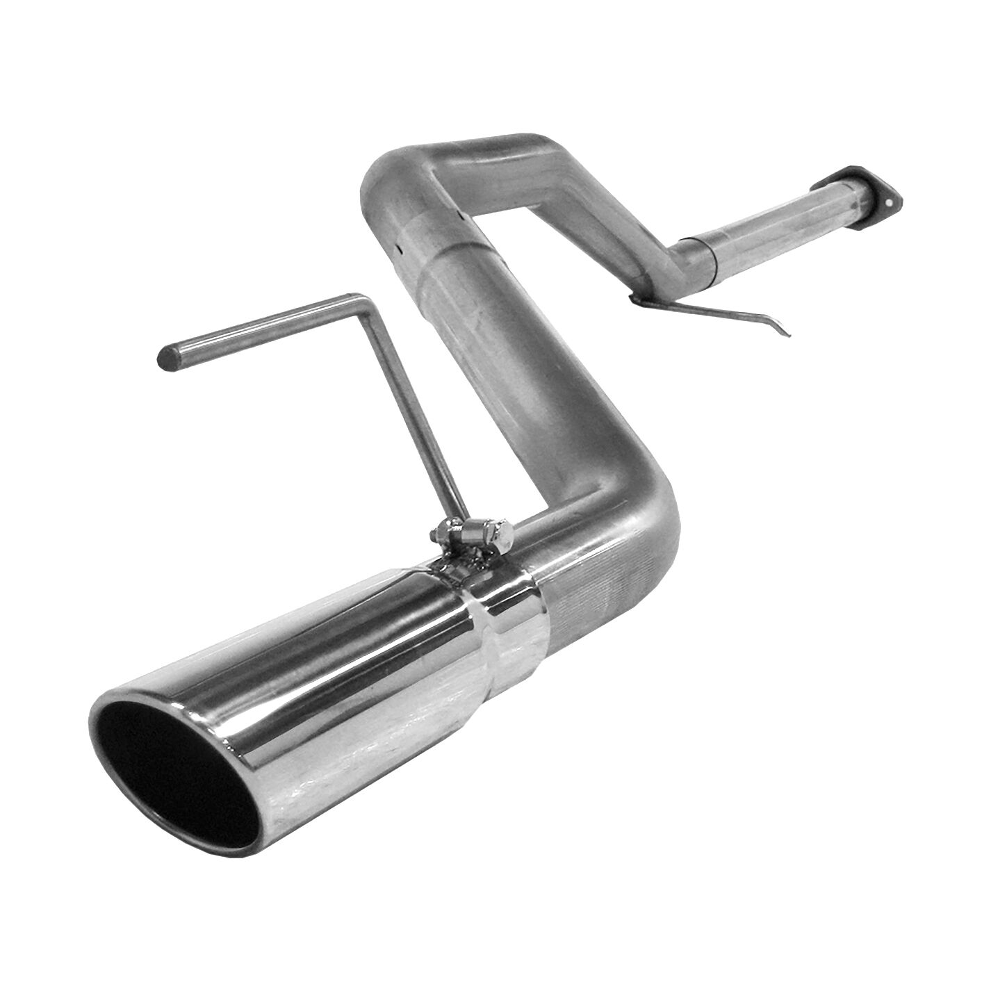 2007-2009 Jeep Grand Cherokee Laredo/LTD/Overland 3.0L V6 MBRP Exhaust 3in. Filter Back; Single Side; T409 - S6500409