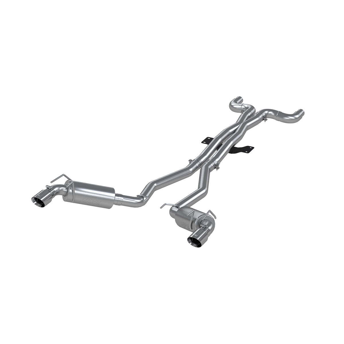 2012-2015 Chevrolet Camaro SS 6.2L V8 MBRP Exhaust 3in. Dual Cat Back; Round Tips; T409 - S7018409